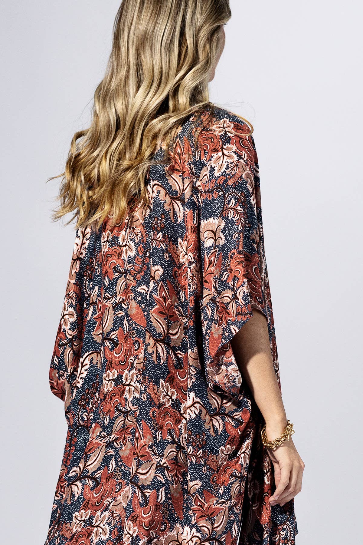 Meadow Floral Kimono Cover Up - One Size Fits All