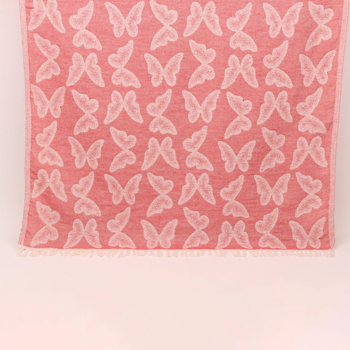 Butterfly Turkish Towels – Organic Cotton & Handmade: Red Beach Towel