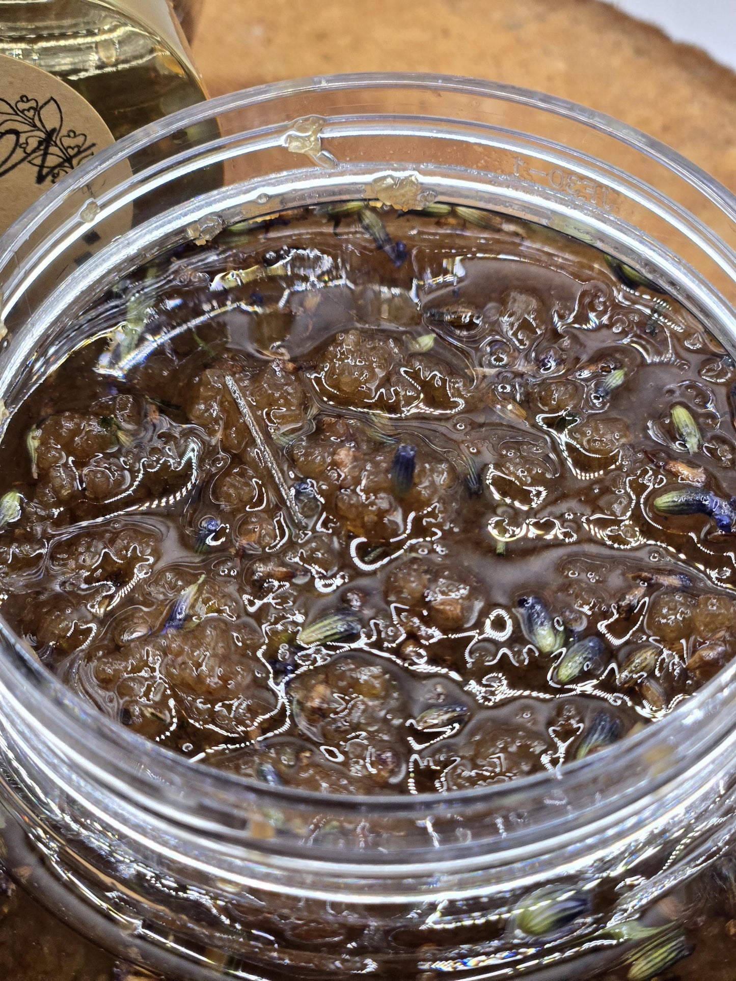 Lavender Vanilla Sugar Scrub – Natural Body Exfoliator with Argan Oil