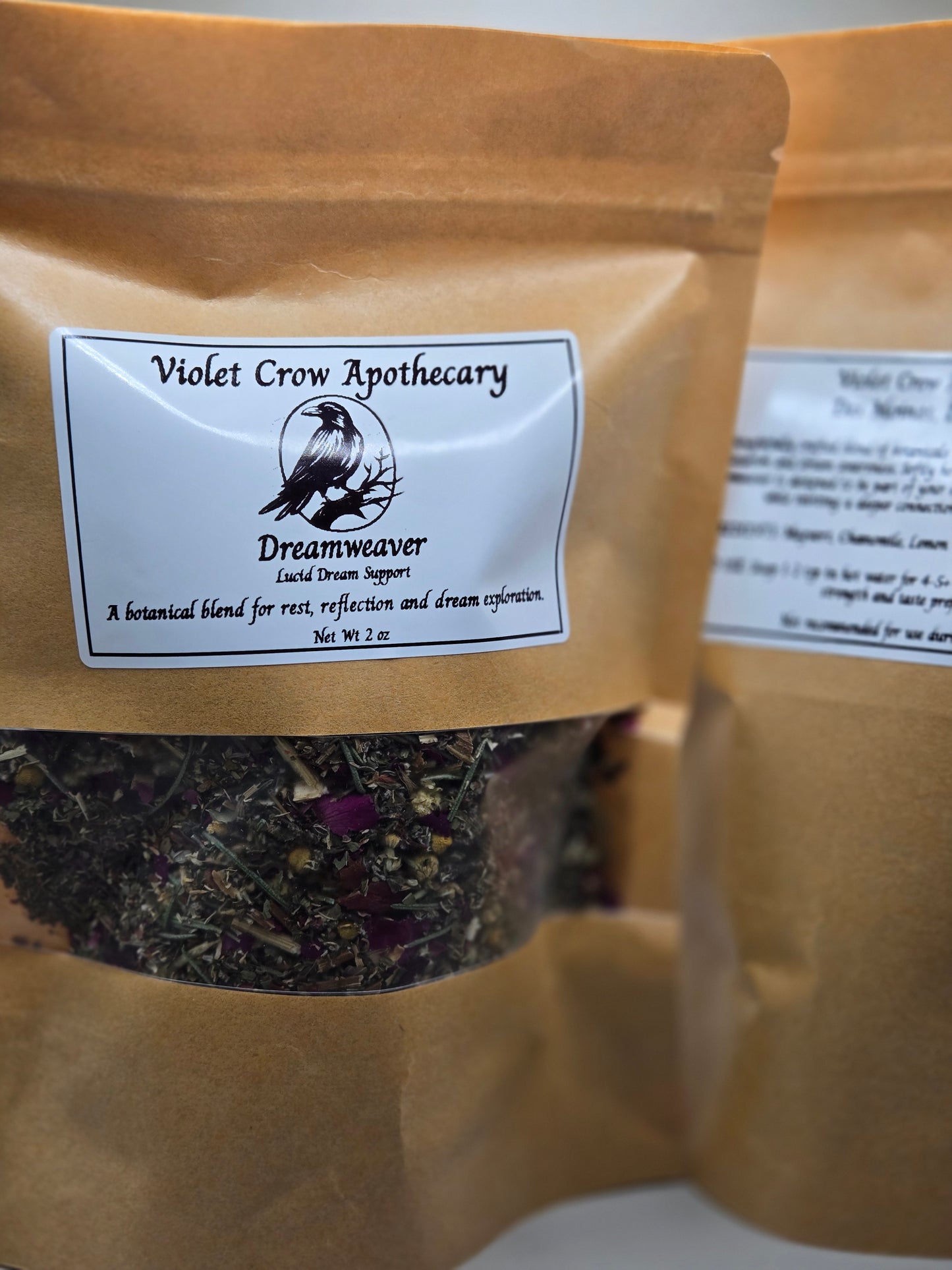 Dreamweaver Herbal Tea | Lucid Dreaming Tea | Sleep & Dream Support Blend | Mugwort Chamomile Tea | Relaxation Night Ritual Tea