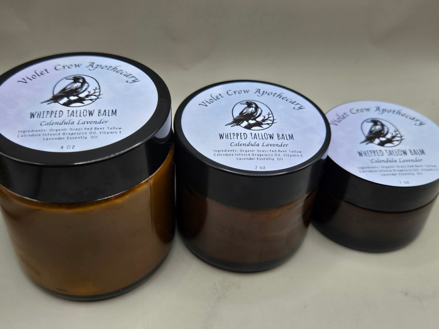 Calendula Whipped Tallow Balm – Grass-Fed Nourishing Face and Body Moisturizer