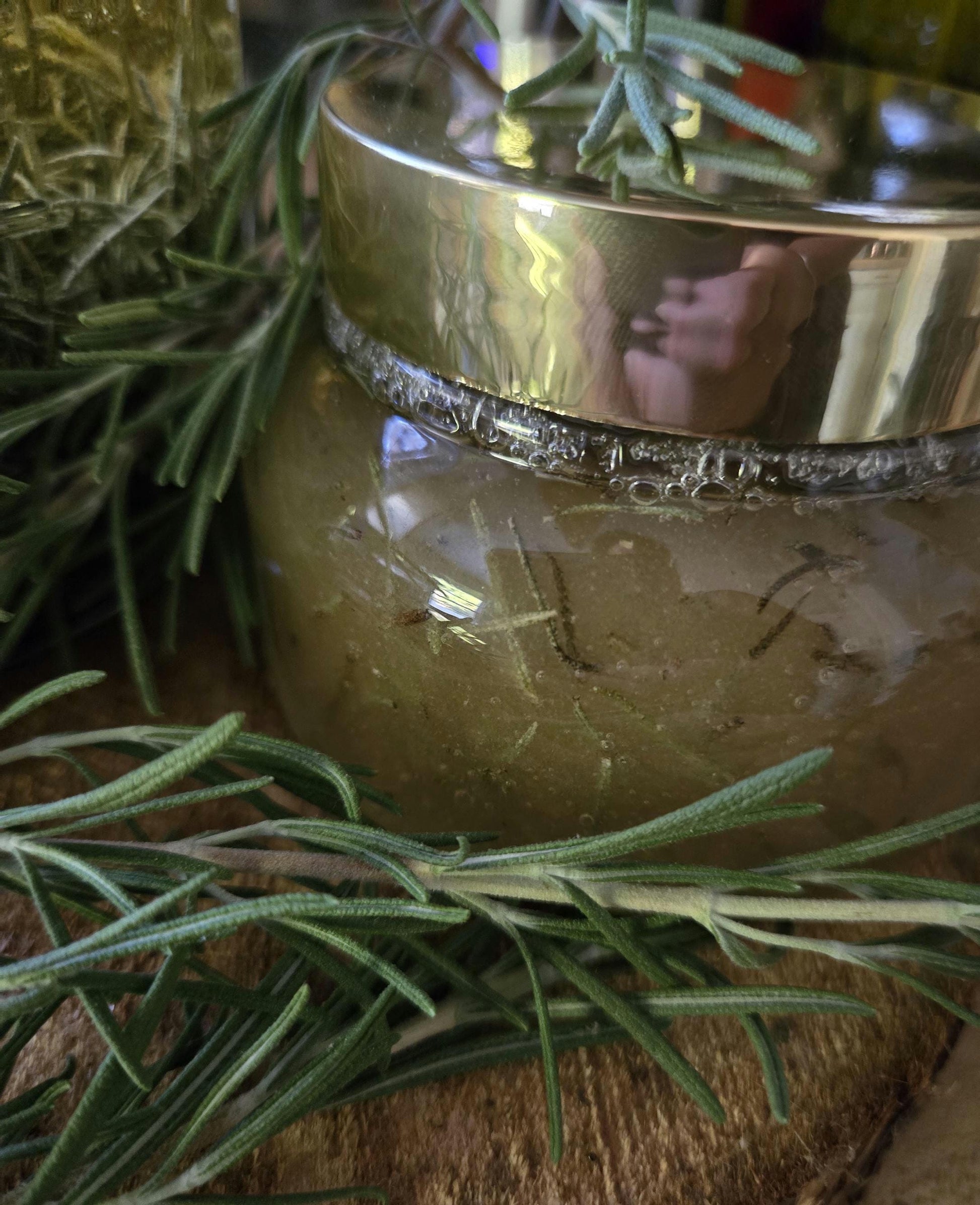 Rosemary Body Scrub – All-Natural Sugar Exfoliant | Hydrating & Nourishing Botanical Skin Polish