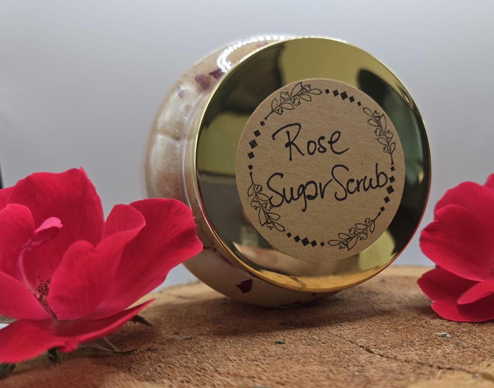 Rose Sugar Scrub: Natural Exfoliating Body Polish
