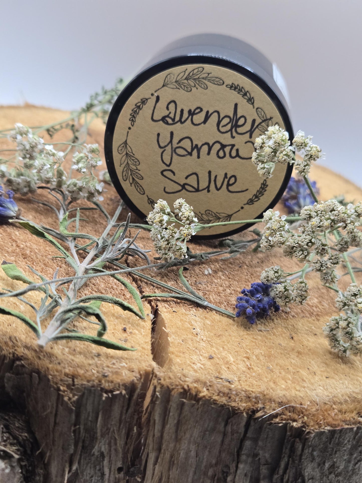 Yarrow Healing Salve – All-Natural Herbal Skin Balm | Homegrown Botanicals, Grapeseed Oil & Beeswax