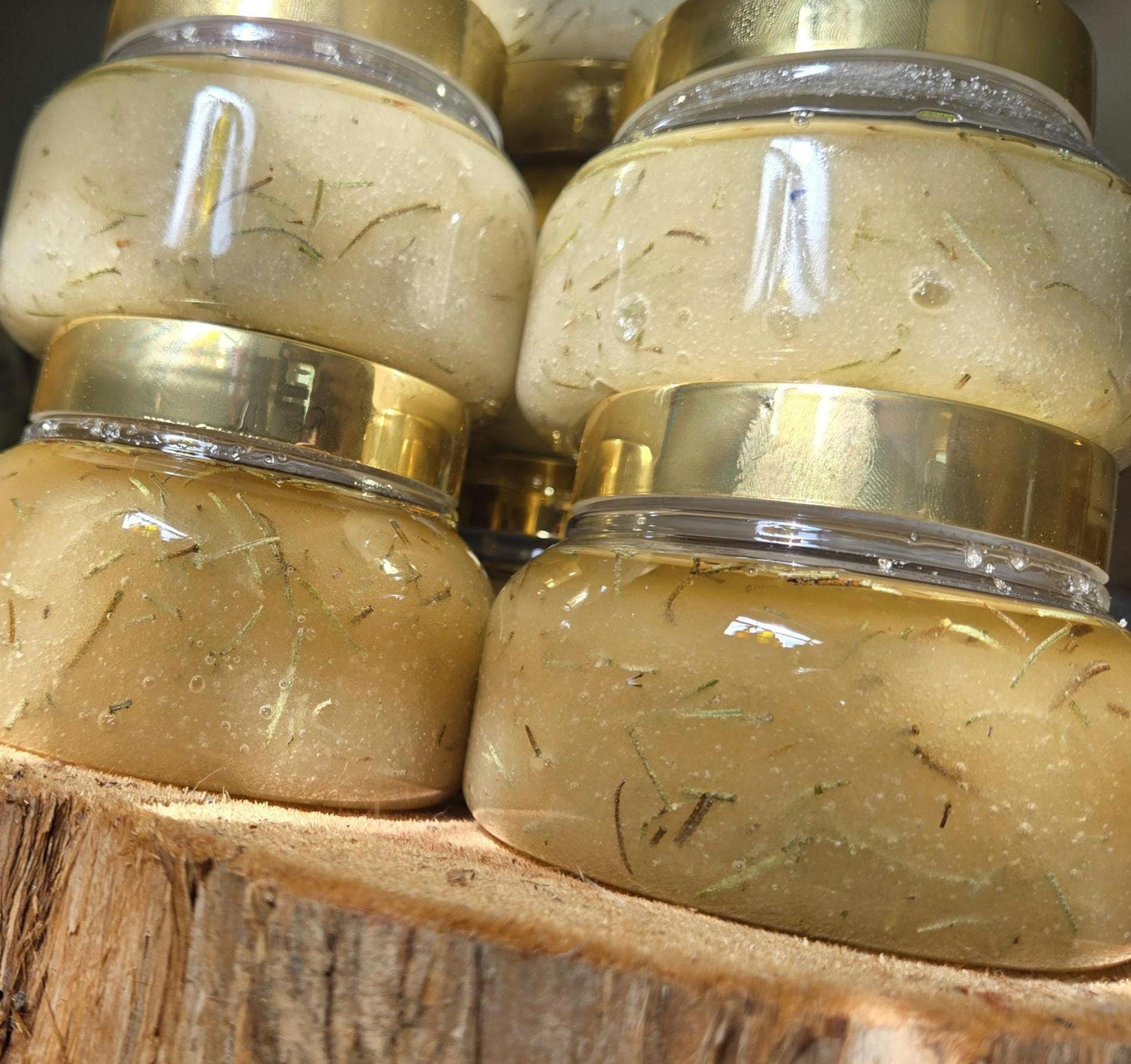 Rosemary Body Scrub – All-Natural Sugar Exfoliant | Hydrating & Nourishing Botanical Skin Polish