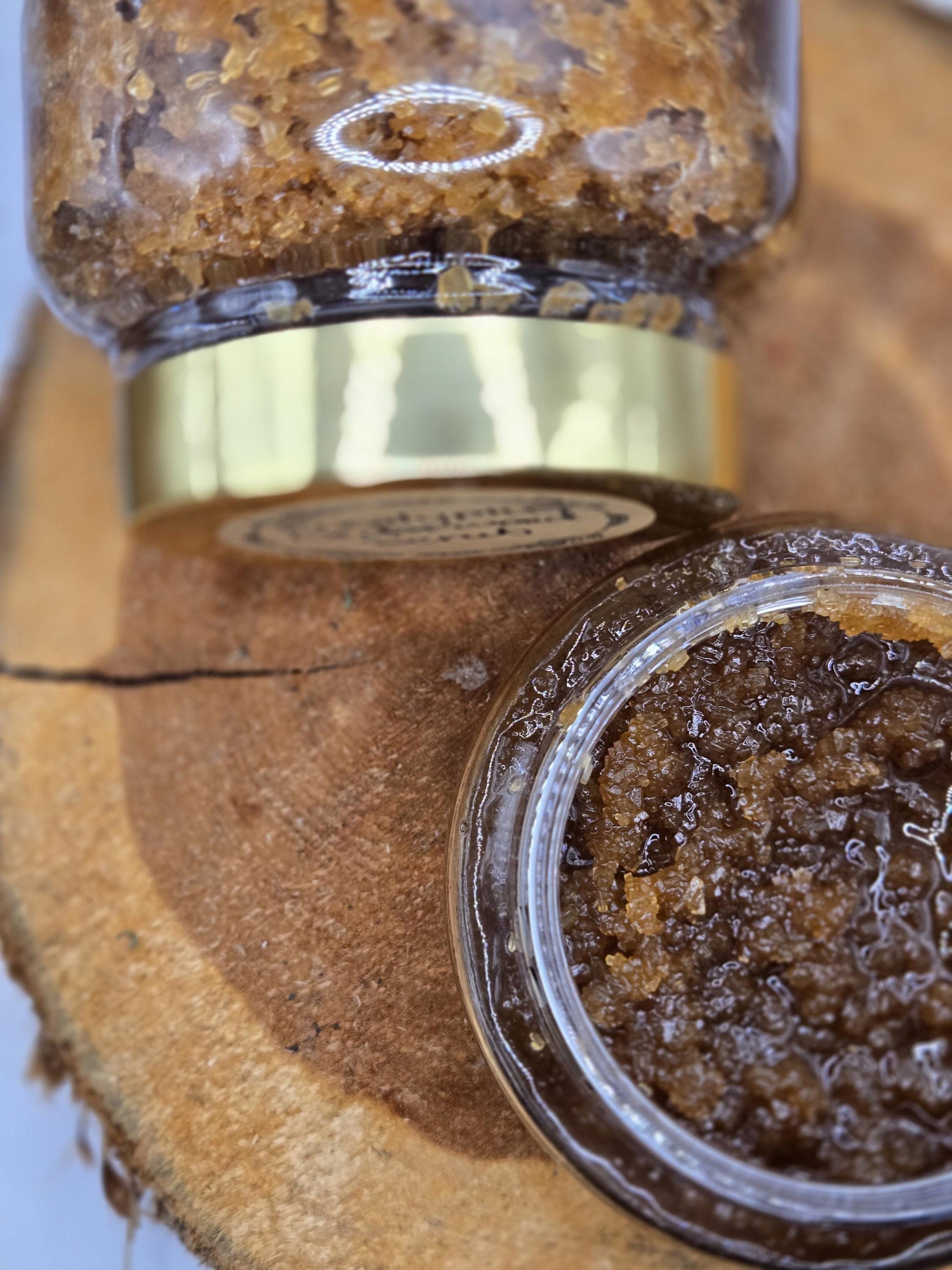 Eucalyptus Cedarwood Sugar Scrub – Natural Exfoliant with Argan & Sweet Almond Oil