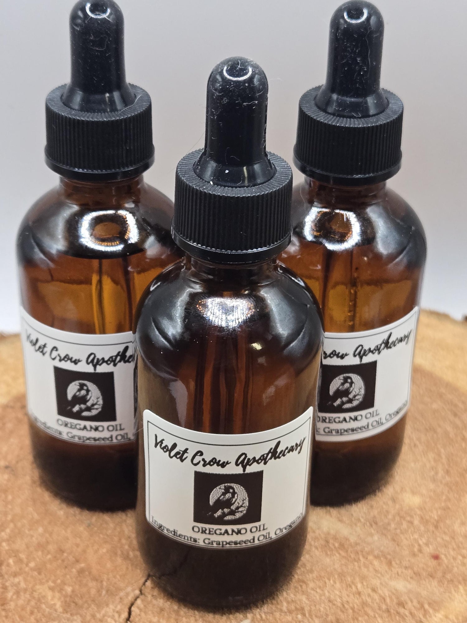 Oregano-Infused Grapeseed Oil, Homegrown Herbal Extract, Natural Skin & Wellness Oil