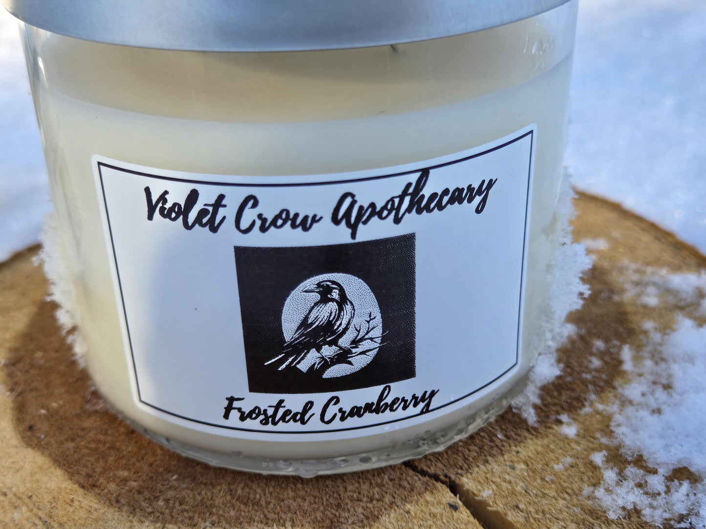 3-Wick Soy Candle | Snow Capped Fraser or Frosted Cranberry 14oz Scented Candle