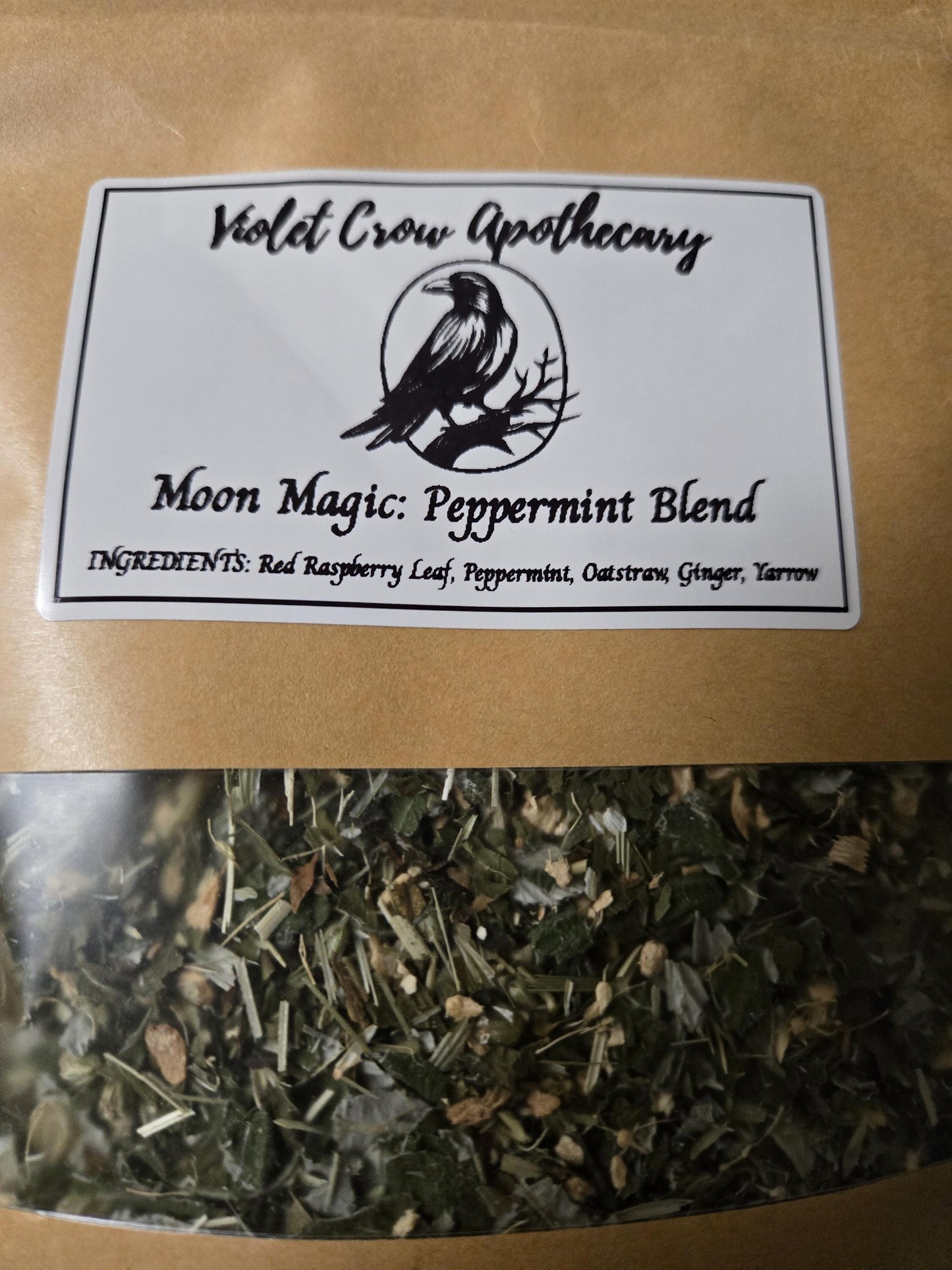 Moon Magic Menstrual Cycle Support Tea – Loose Leaf Herbal Blend with Red Raspberry Leaf | PMS & Hormonal Support