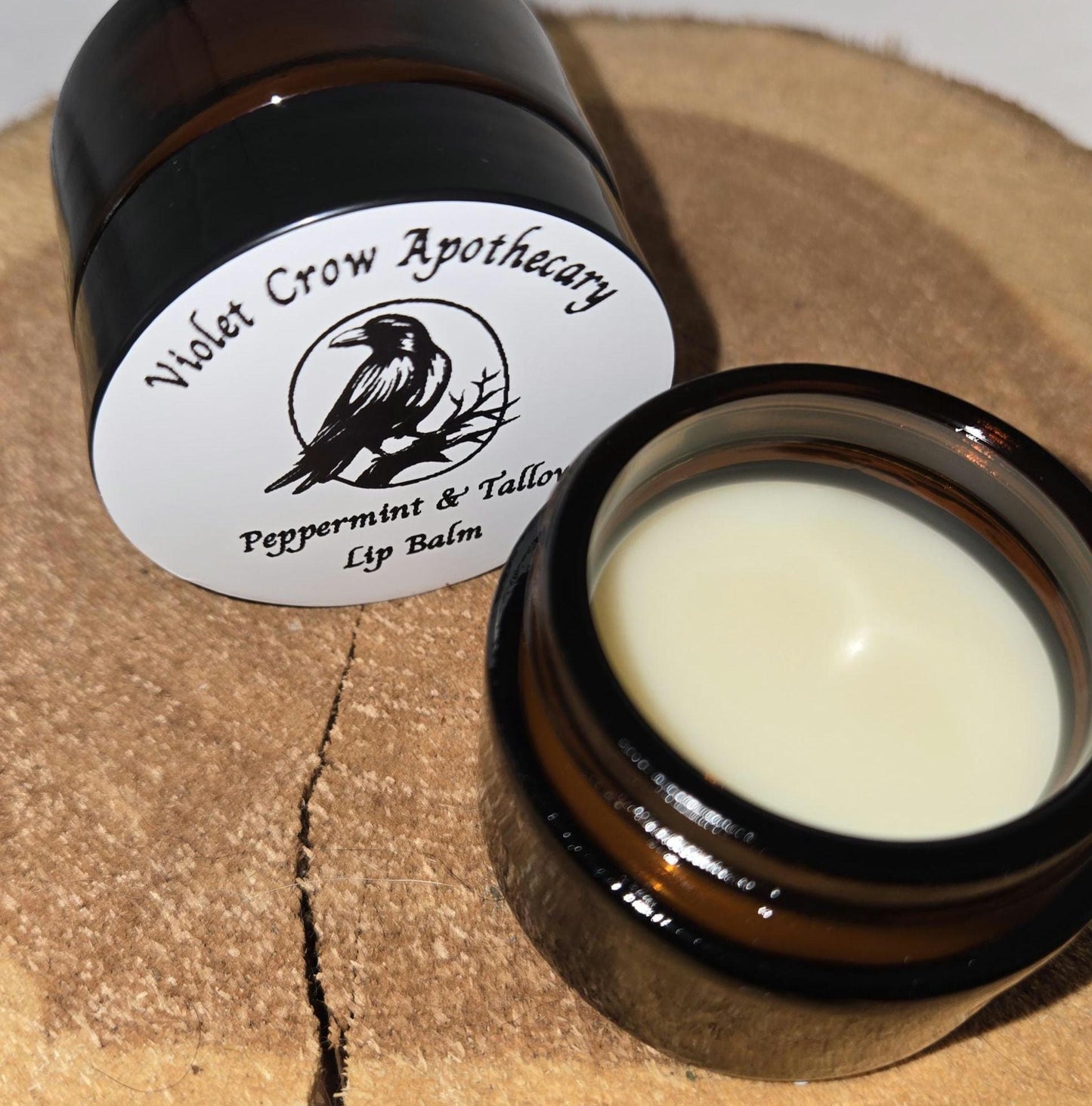 Peppermint & Rosehip Tallow Lip Balm | Natural Lip Moisturizer