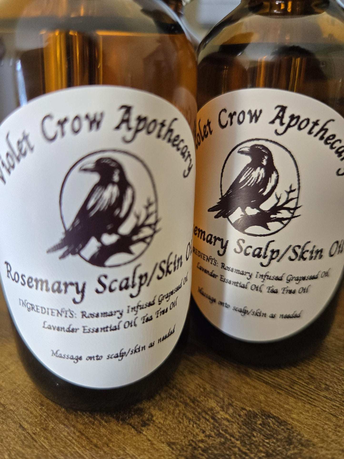 Rosemary Lavender Scalp Oil: Handmade Infused Hair Treatment