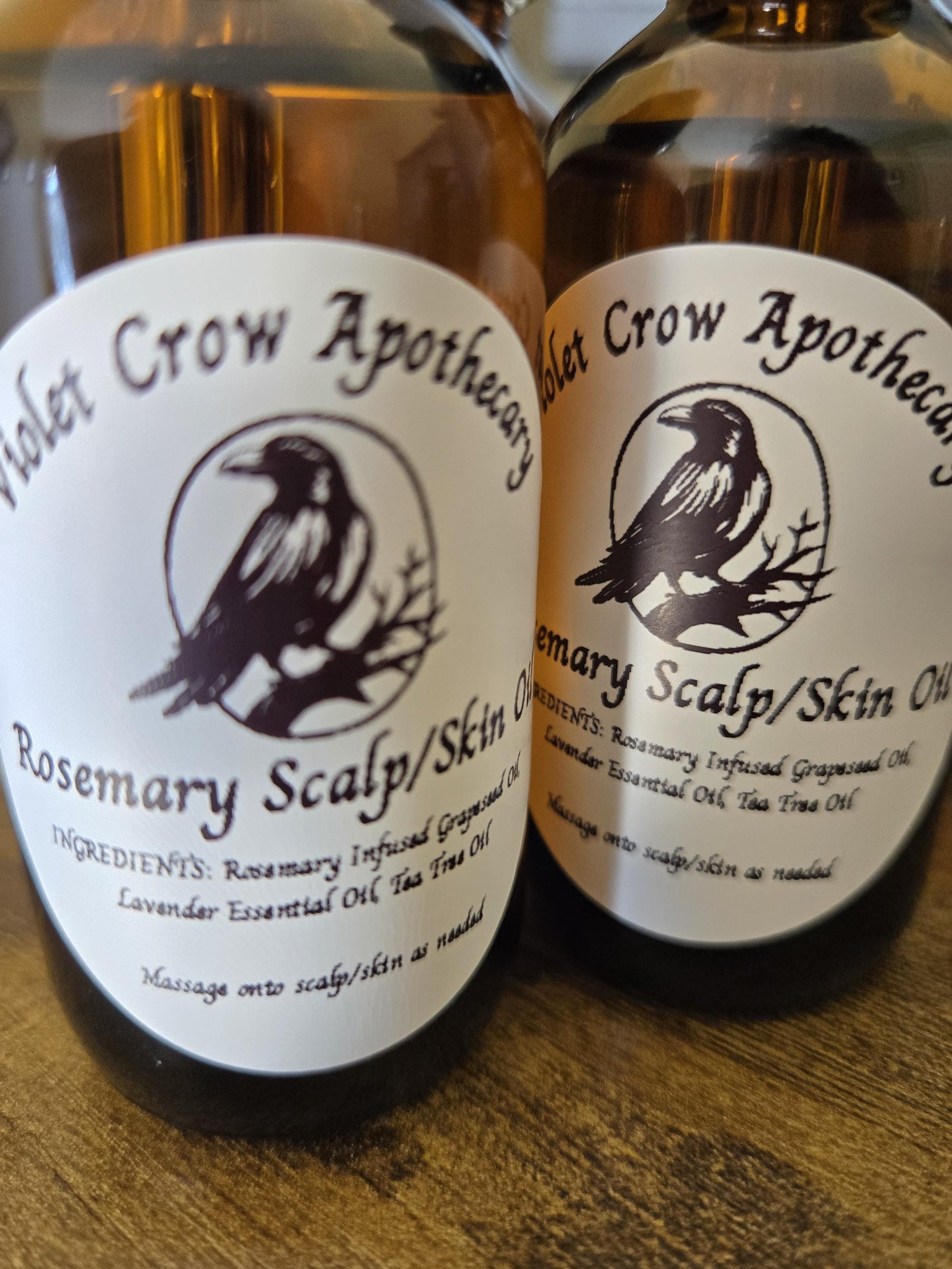 Rosemary Lavender Scalp Oil: Handmade Infused Hair Treatment