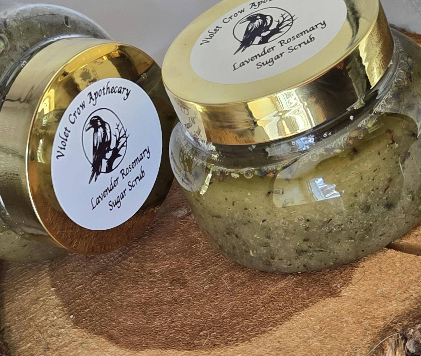 Lavender Rosemary Sugar Scrub – Natural Exfoliating Skincare with Rosemary-Infused Sunflower Oil