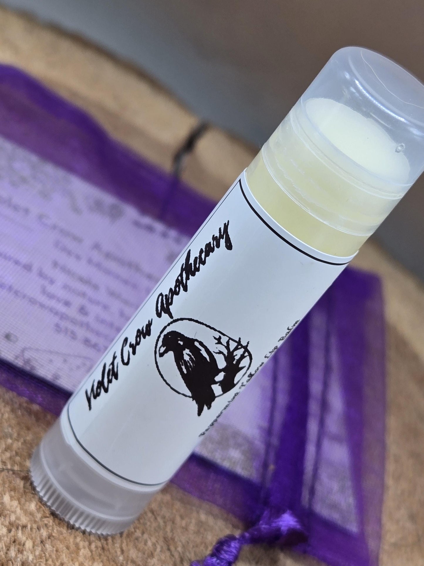 Peppermint Tallow Lip Balm | Natural Beeswax, Vitamin E (1oz Jar or Tube)