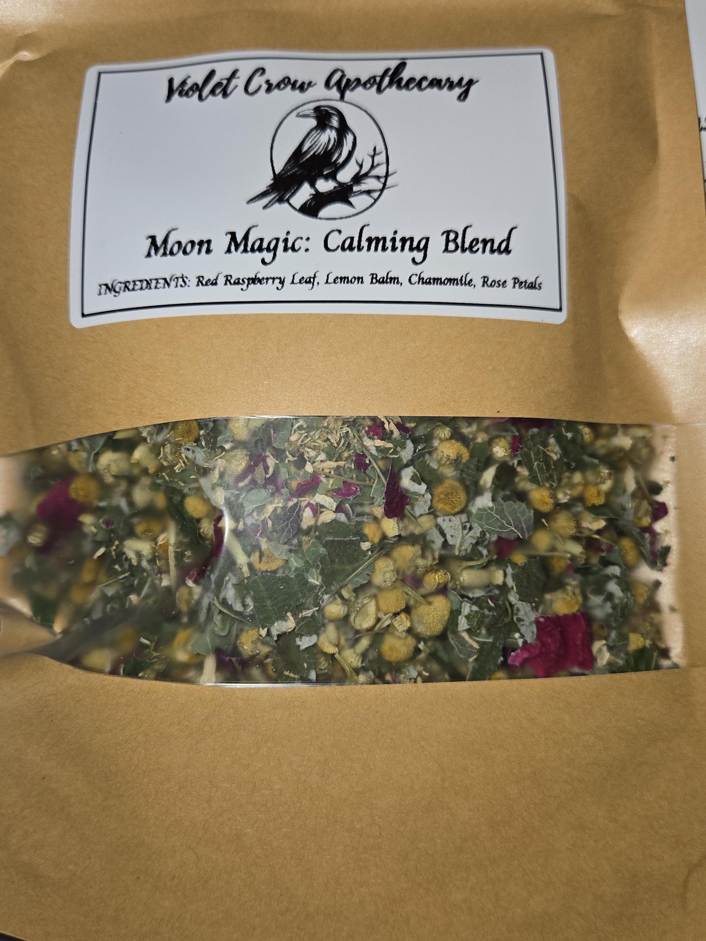 Moon Magic Menstrual Cycle Support Tea – Loose Leaf Herbal Blend with Red Raspberry Leaf | PMS & Hormonal Support