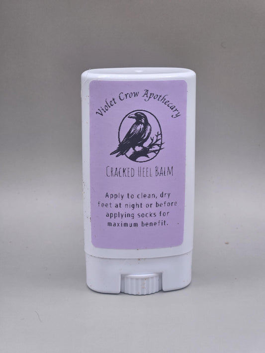 Herbal Cracked Heel Balm | Beeswax, Shea Butter | 2oz Jar/15ml Stick