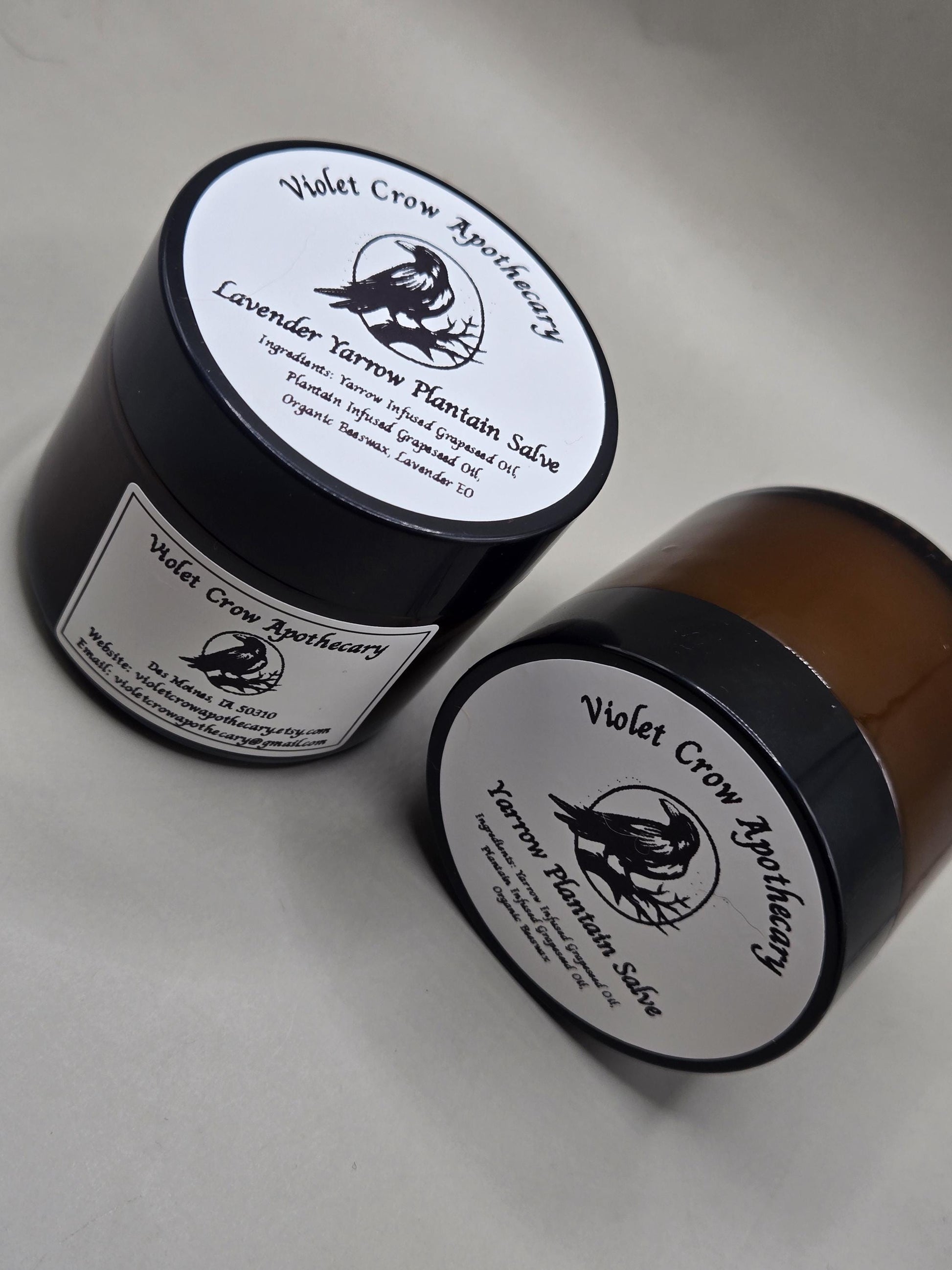 Yarrow Plantain Salve: Herbal Skin Healing Balm