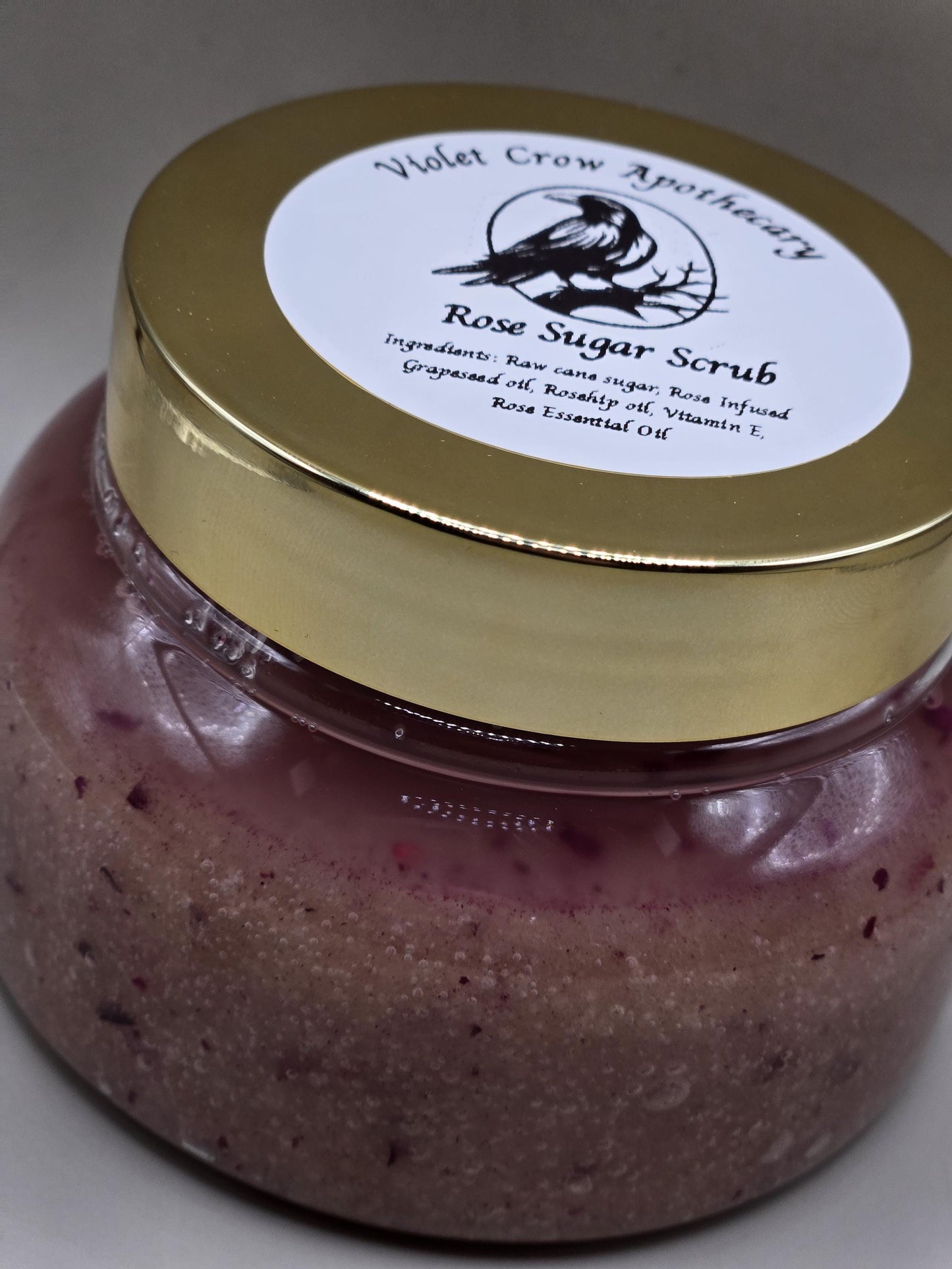 Rose Sugar Scrub: Natural Exfoliating Body Polish