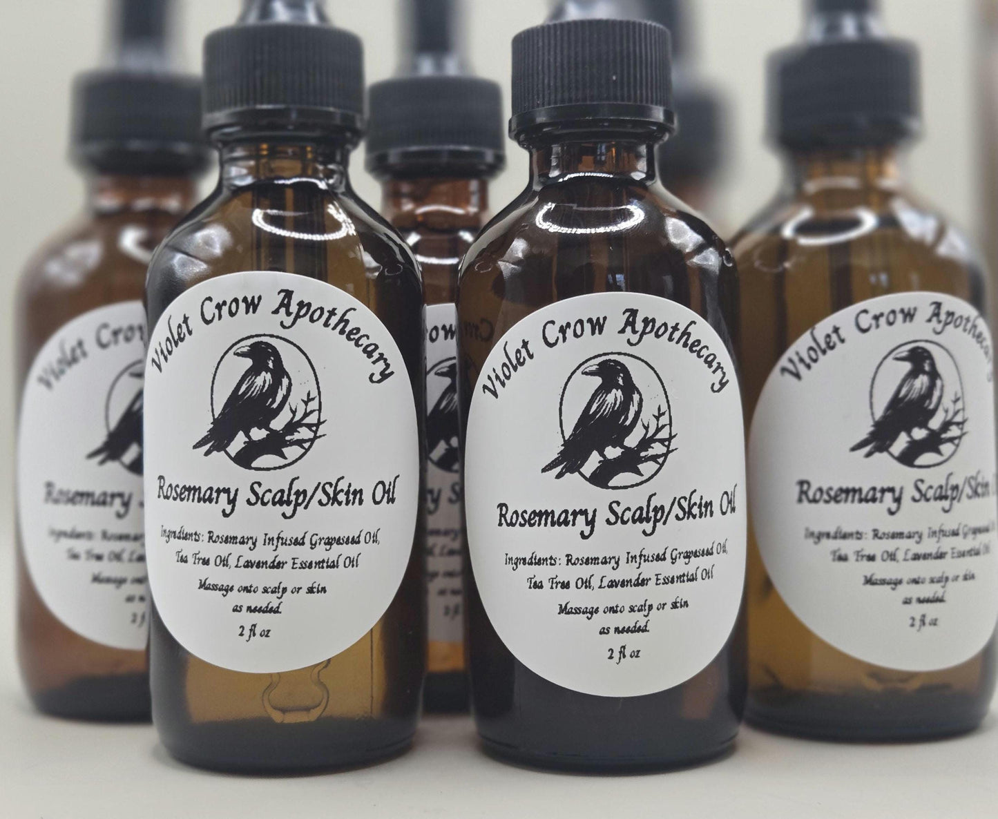 Rosemary Lavender Scalp Oil: Handmade Infused Hair Treatment