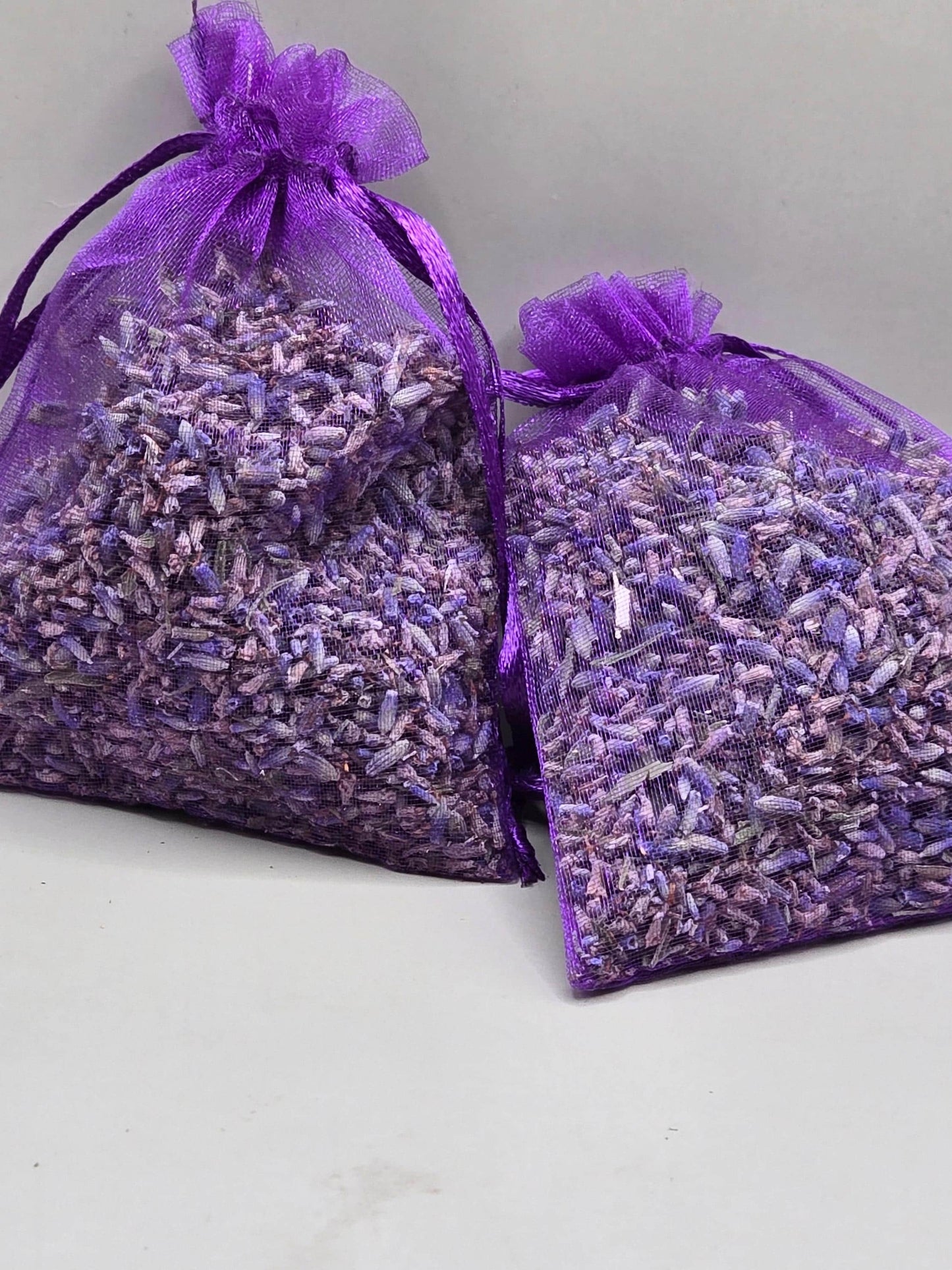 Lavender Sachets for Sleep & Relaxation, Dried Lavender Sachet, Natural Home Fragrance, Drawer Sachet