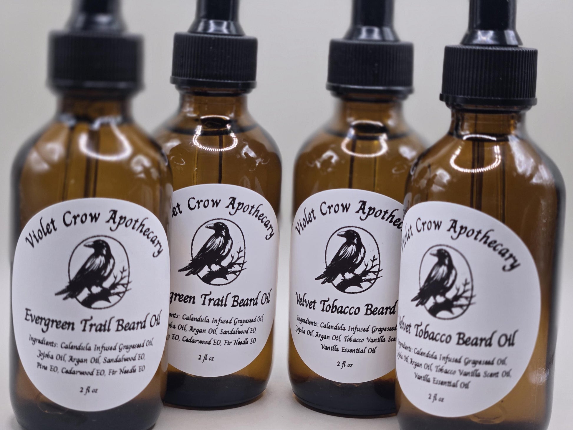 Velvet Tobacco Beard Oil – Tobacco Vanilla Beard Oil – Natural Beard Conditioning Oil – Handmade Men’s Grooming – Botanical Beard Care