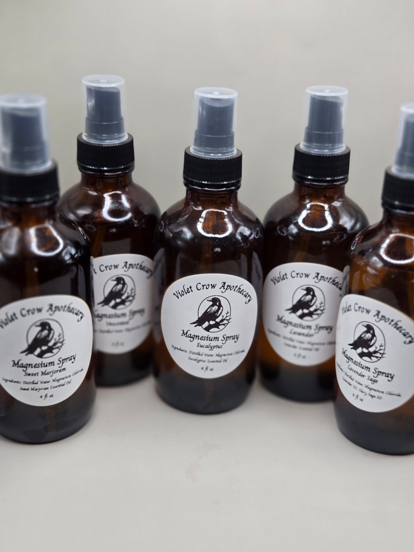 Topical Magnesium Spray: Scented or Unscented - 4oz Bottle