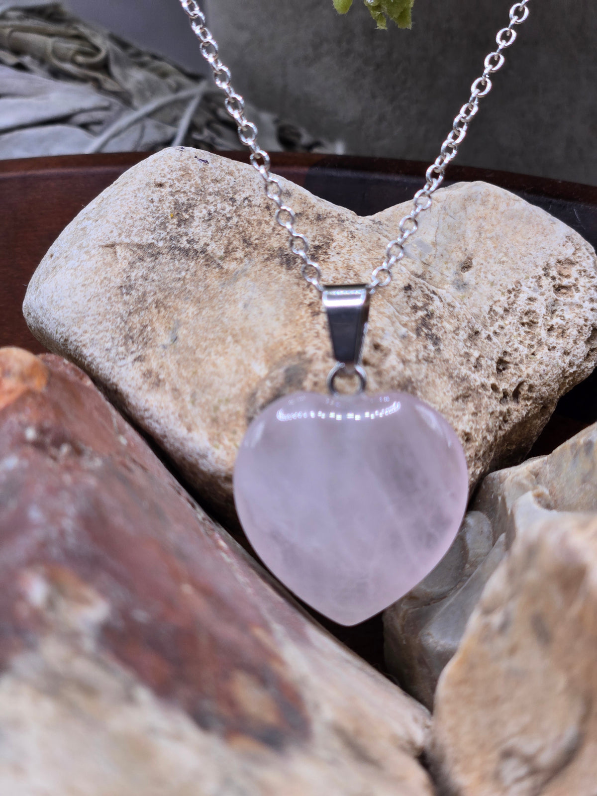 Heart Stone Necklace