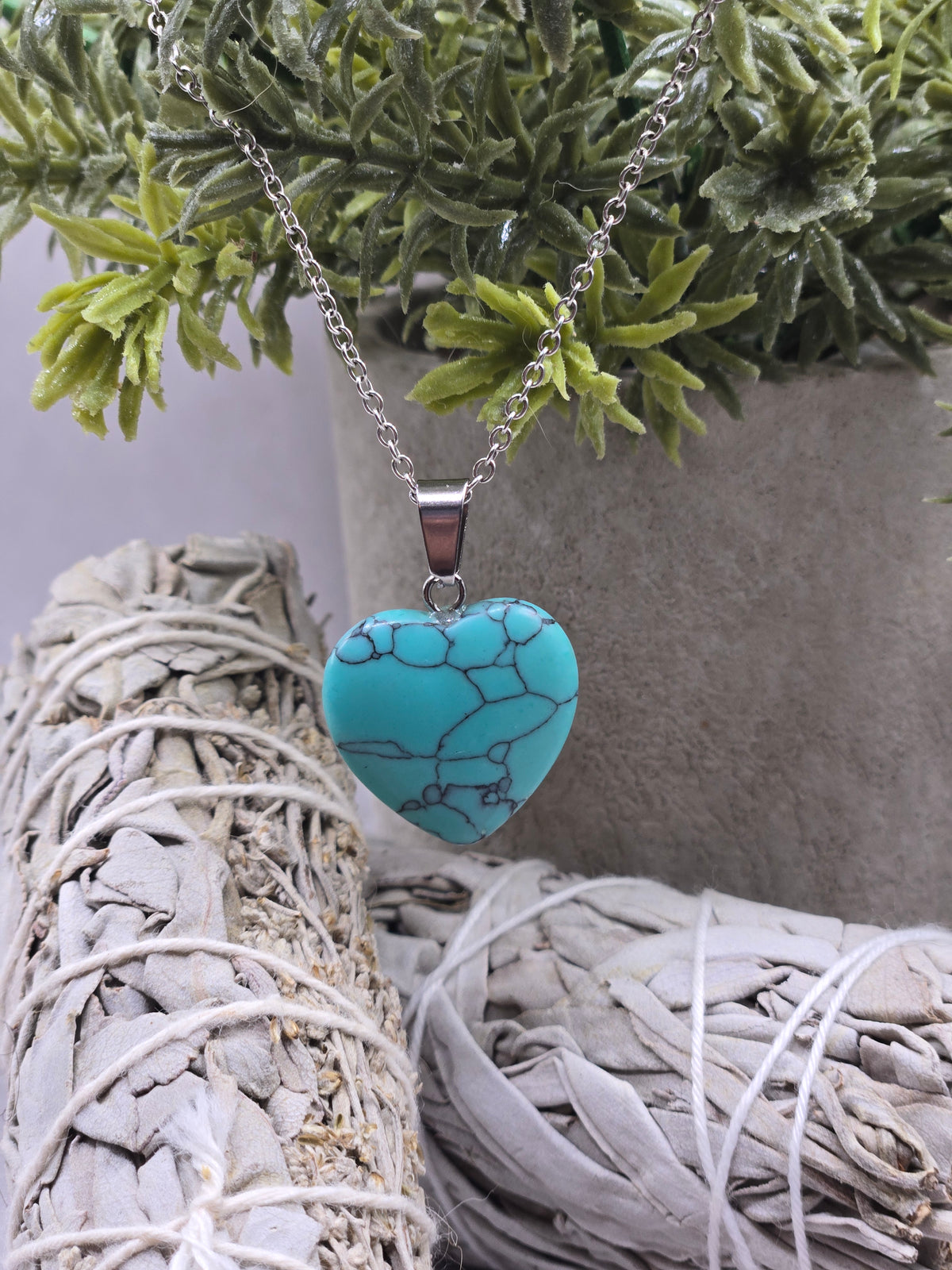 Heart Stone Necklace
