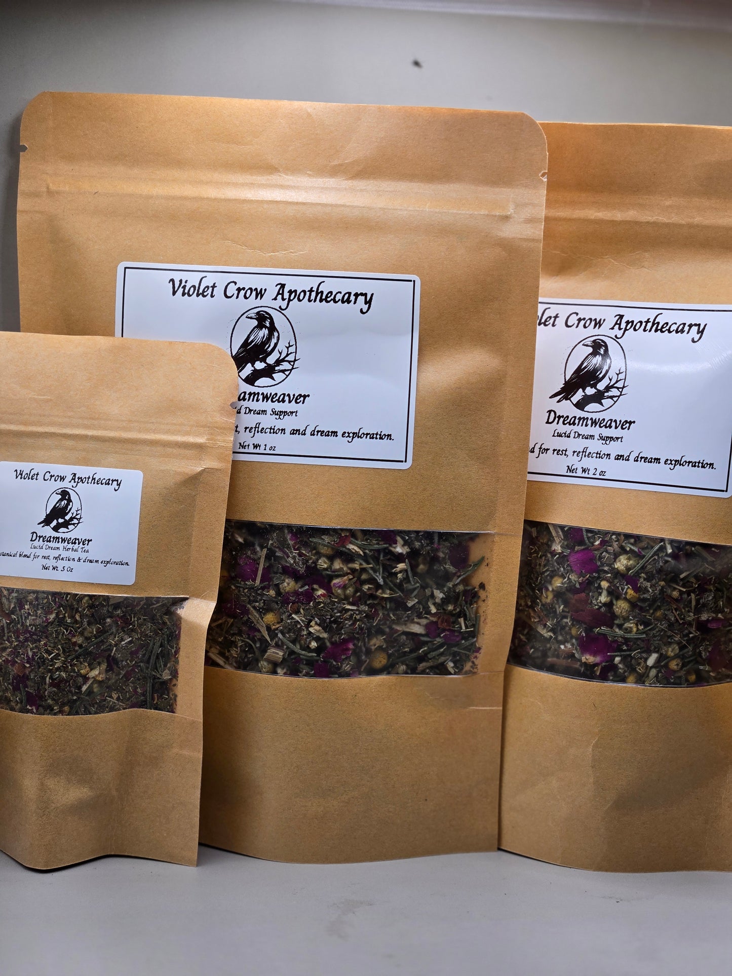 Dreamweaver Herbal Tea | Lucid Dreaming Tea | Sleep & Dream Support Blend | Mugwort Chamomile Tea | Relaxation Night Ritual Tea