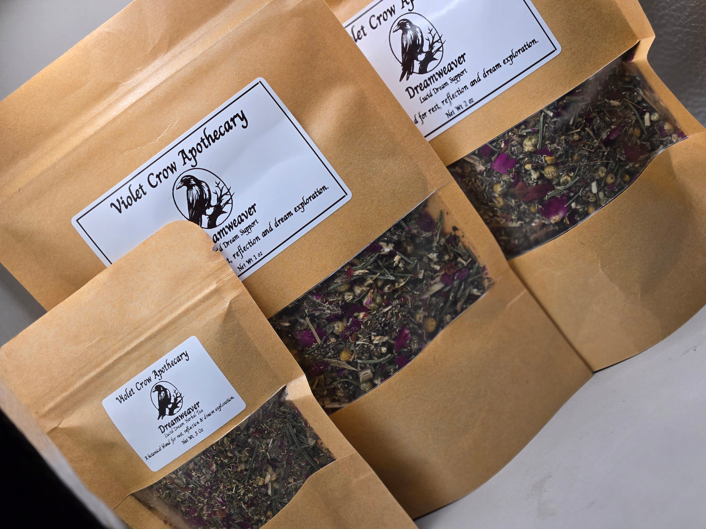Dreamweaver Herbal Tea | Lucid Dreaming Tea | Sleep & Dream Support Blend | Mugwort Chamomile Tea | Relaxation Night Ritual Tea