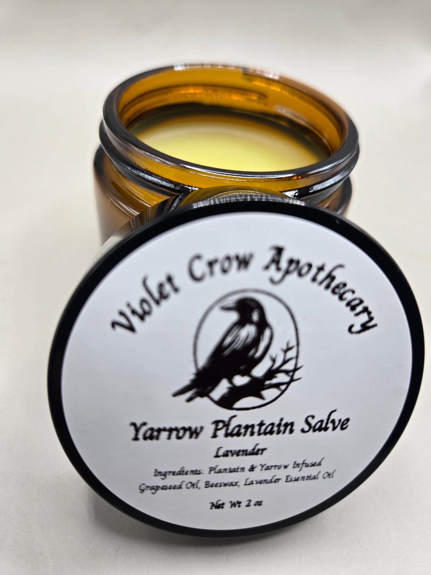 Yarrow Plantain Salve: Herbal Skin Healing Balm