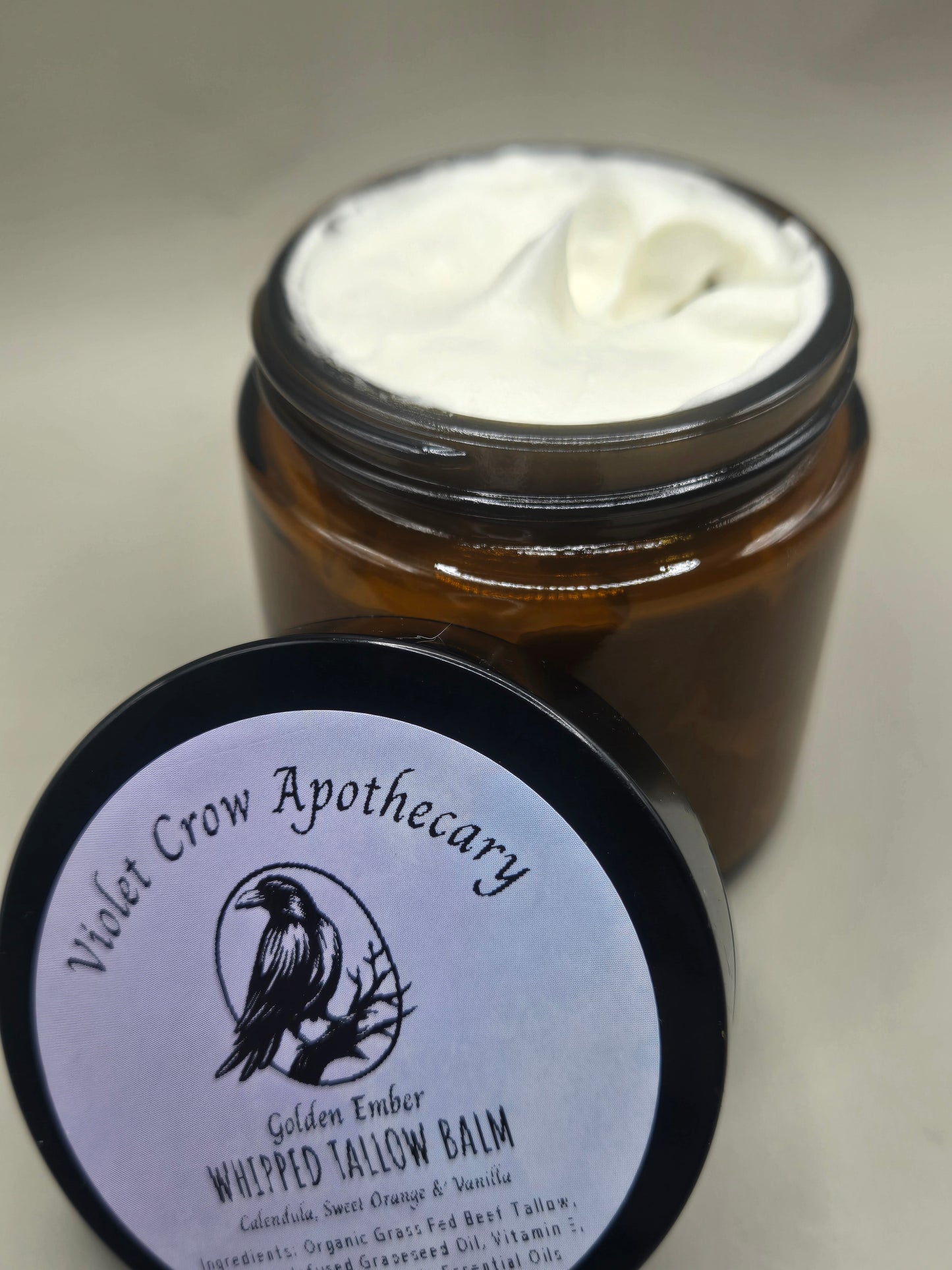 Calendula Whipped Tallow Balm – Grass-Fed Nourishing Face and Body Moisturizer