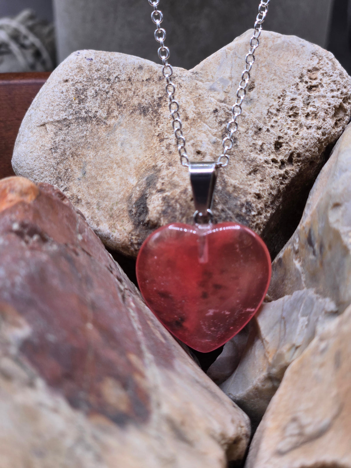 Heart Stone Necklace