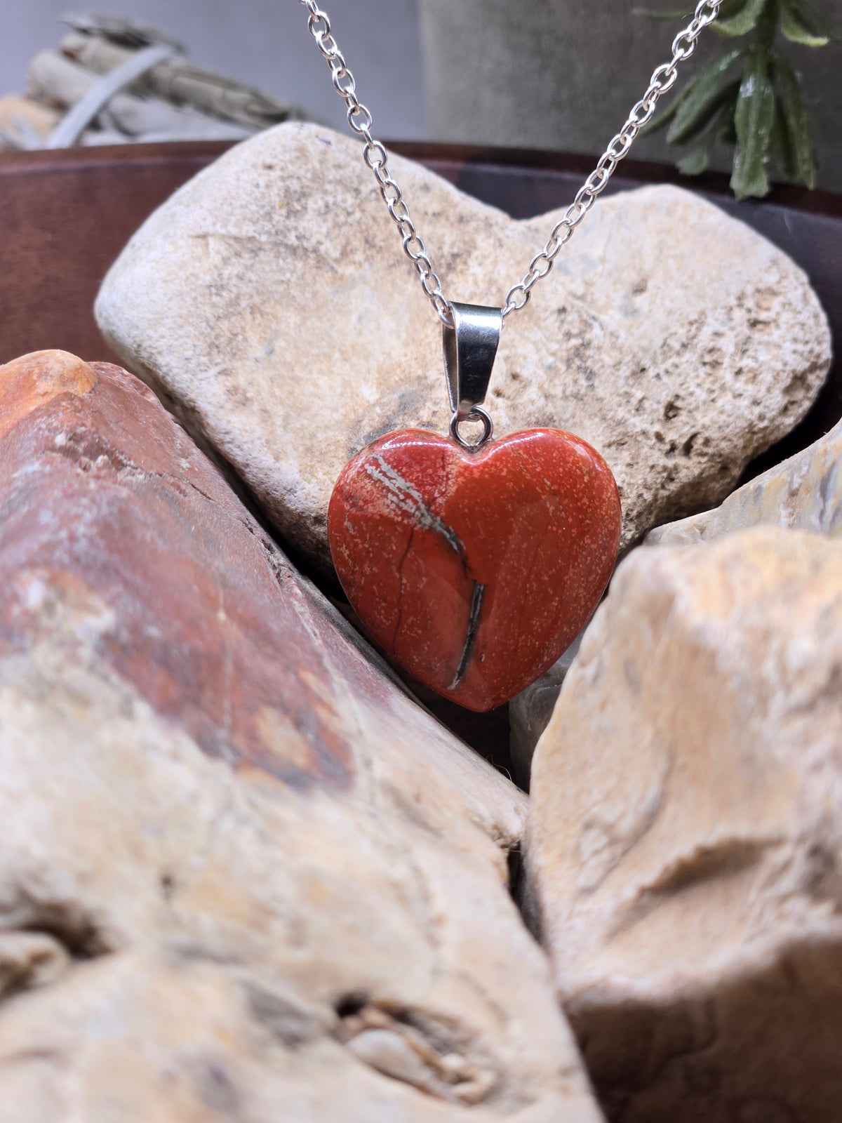 Heart Stone Necklace