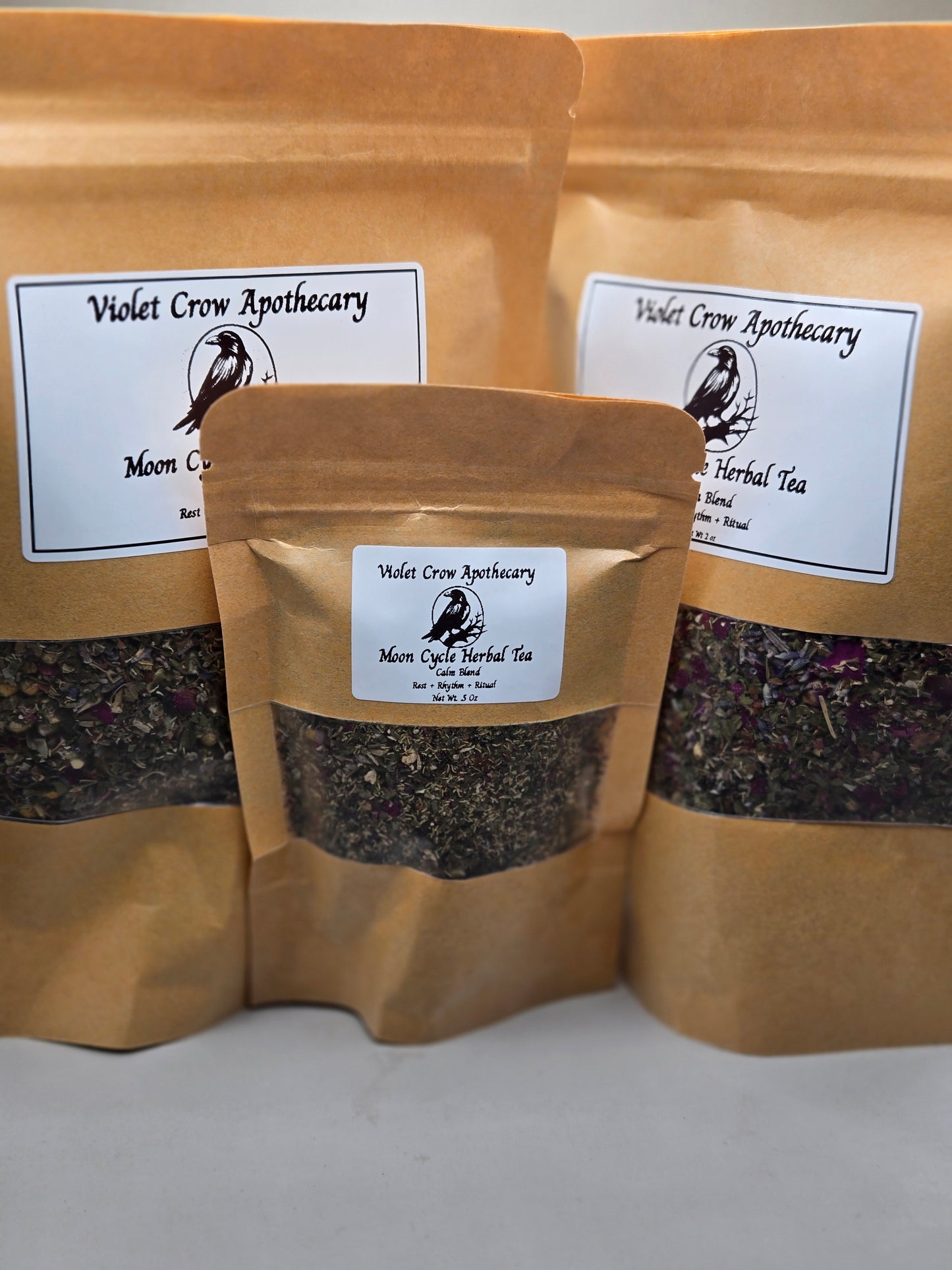 Moon Magic Menstrual Cycle Support Tea – Loose Leaf Herbal Blend with Red Raspberry Leaf | PMS & Hormonal Support