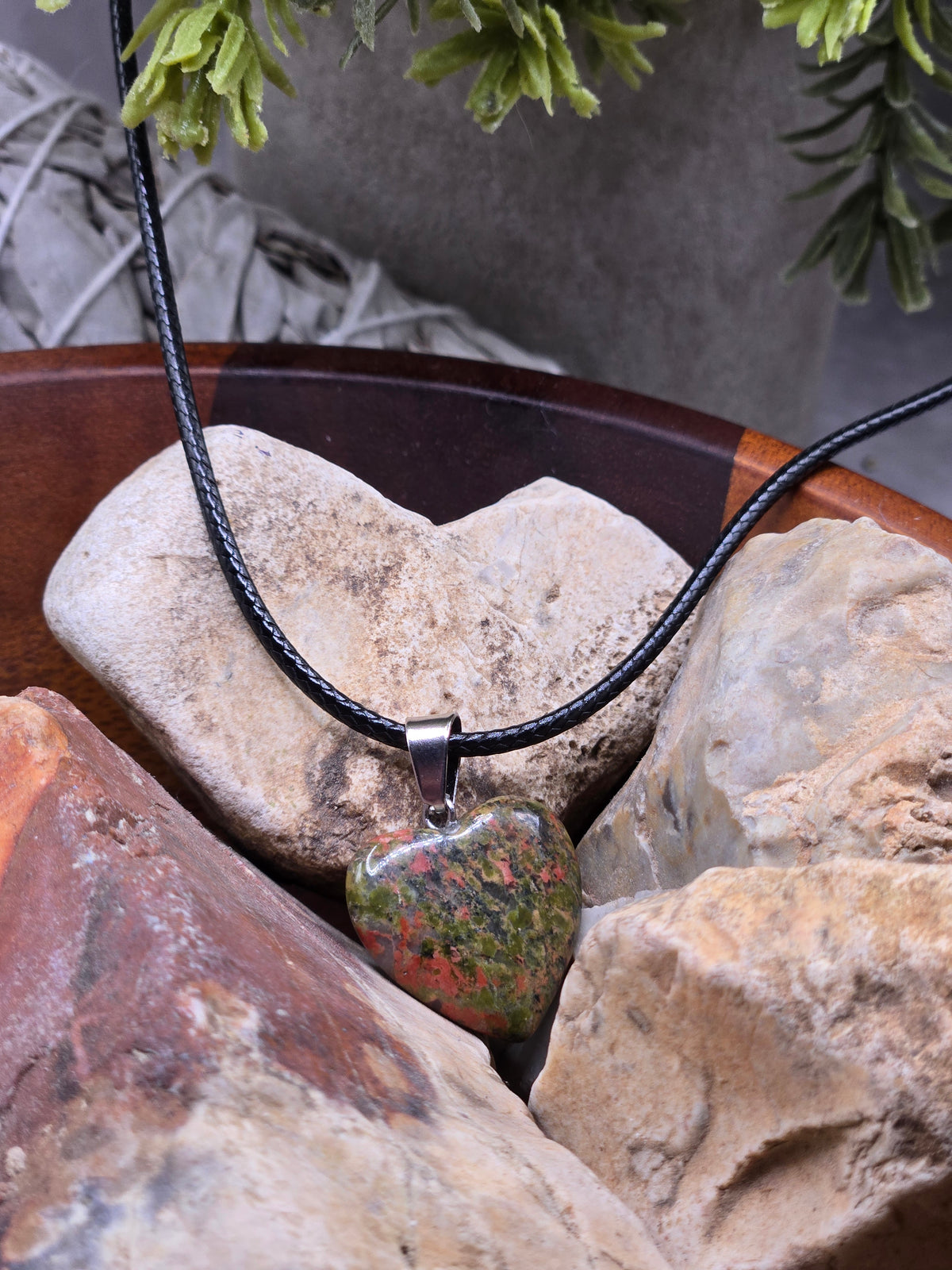 Heart Stone Necklace