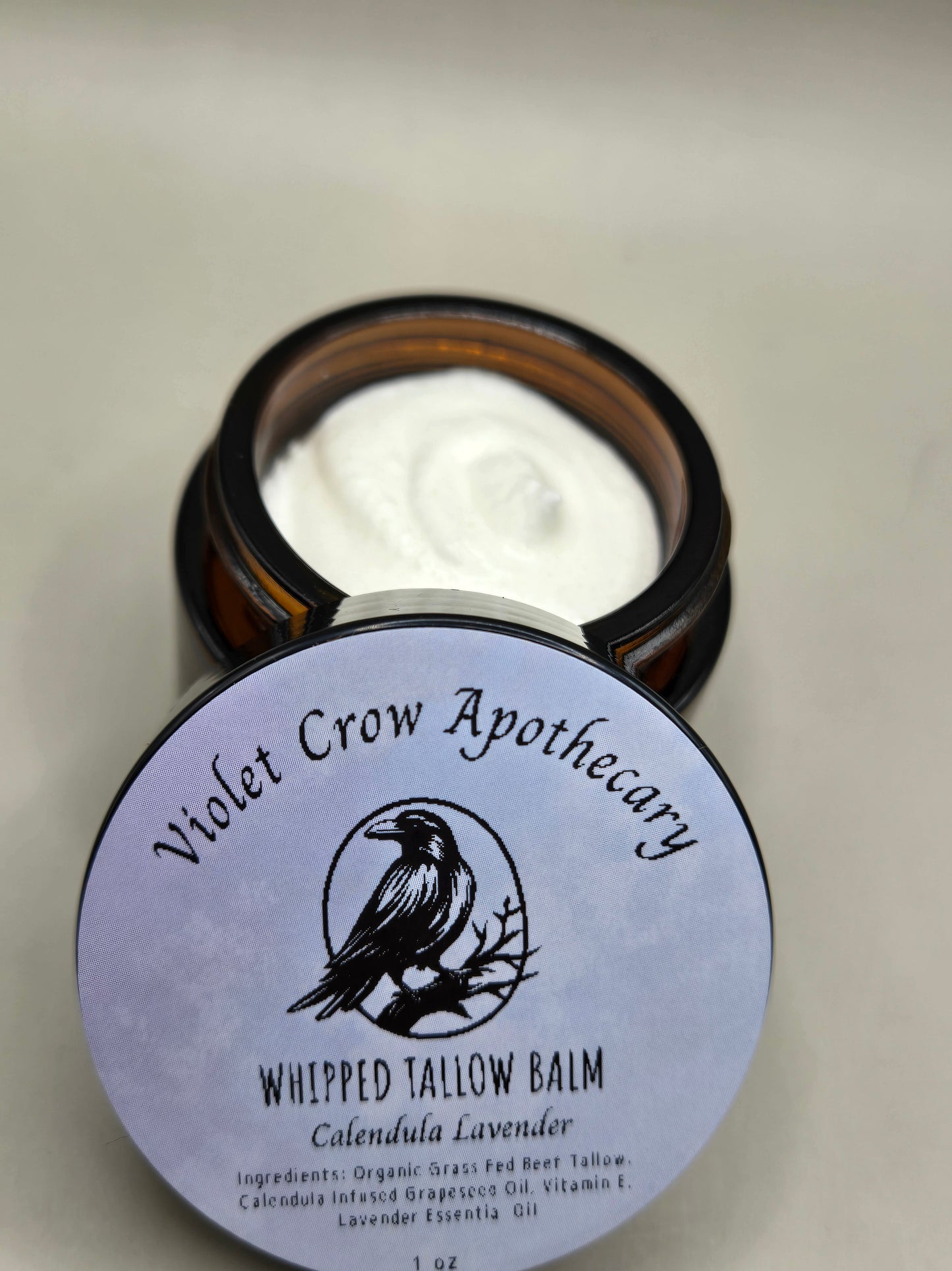 Calendula Whipped Tallow Balm – Grass-Fed Nourishing Face and Body Moisturizer