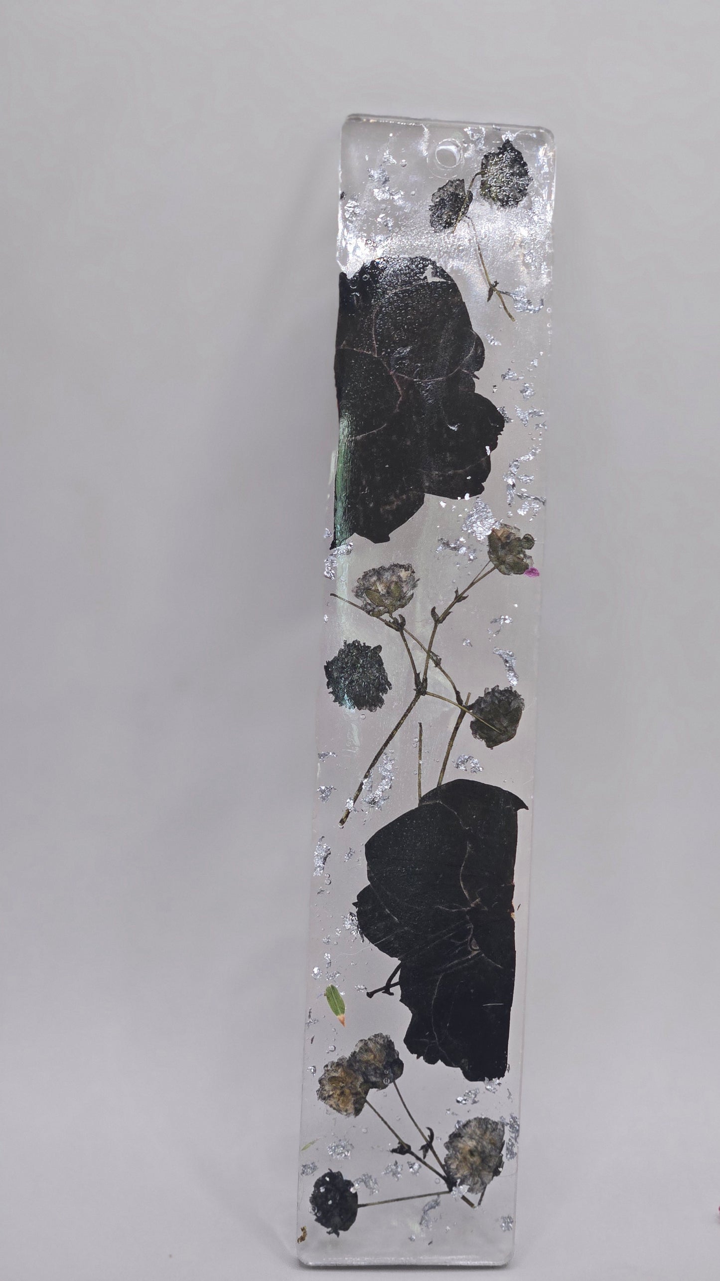 Pressed Flower Resin Bookmark – Handmade Botanical Gift