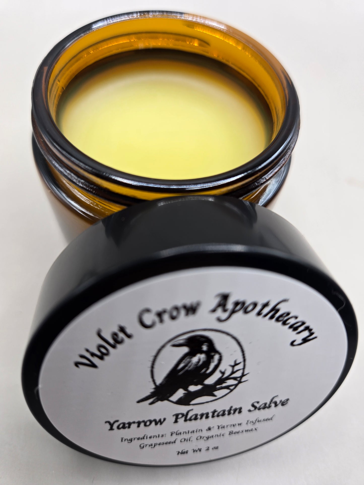 Yarrow Plantain Salve: Herbal Skin Healing Balm
