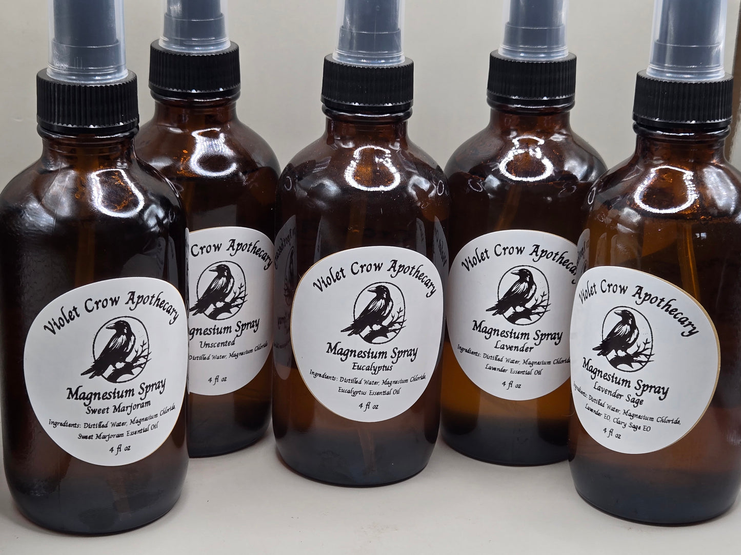 Topical Magnesium Spray: Scented or Unscented - 4oz Bottle