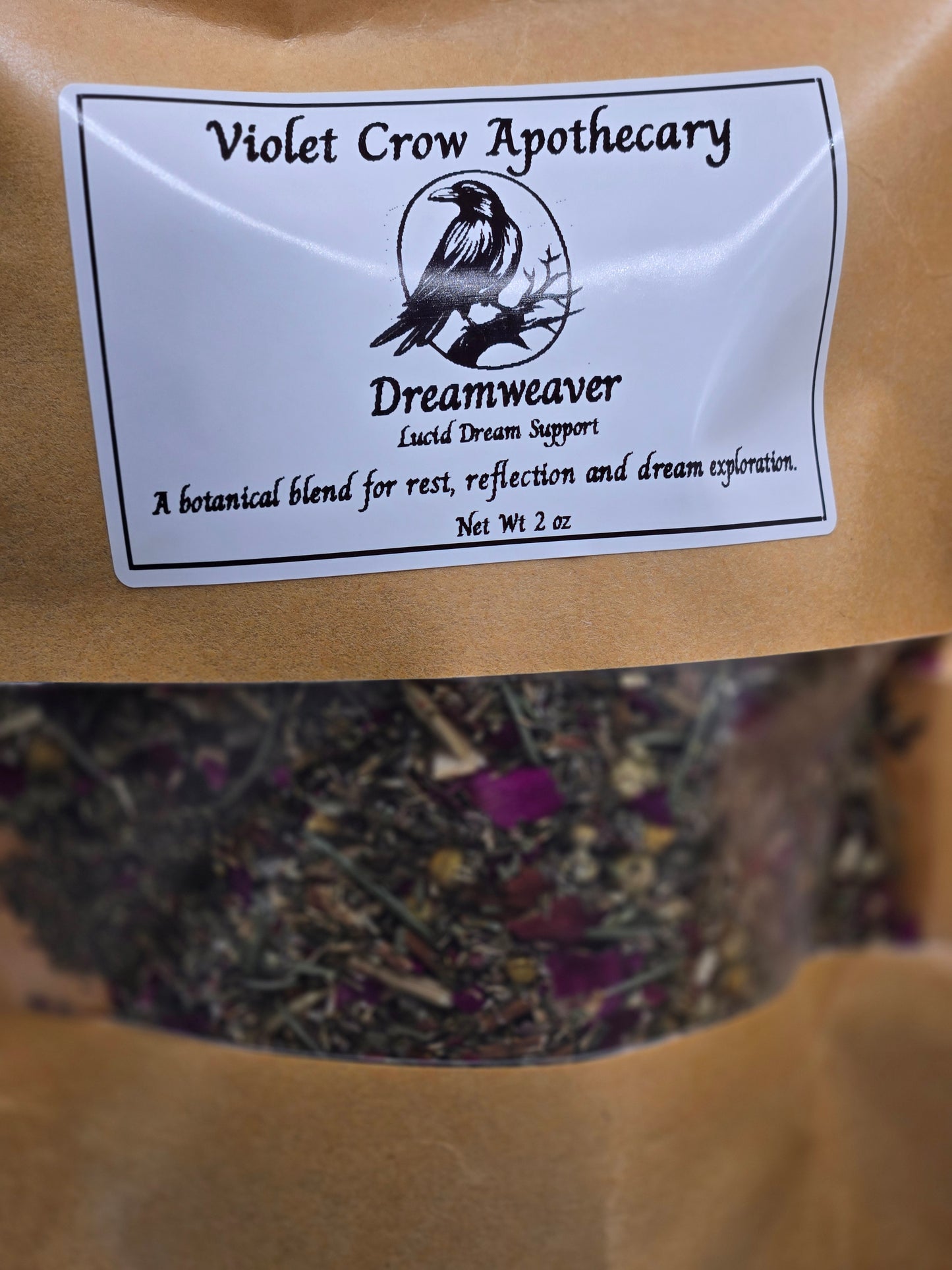 Dreamweaver Herbal Tea | Lucid Dreaming Tea | Sleep & Dream Support Blend | Mugwort Chamomile Tea | Relaxation Night Ritual Tea
