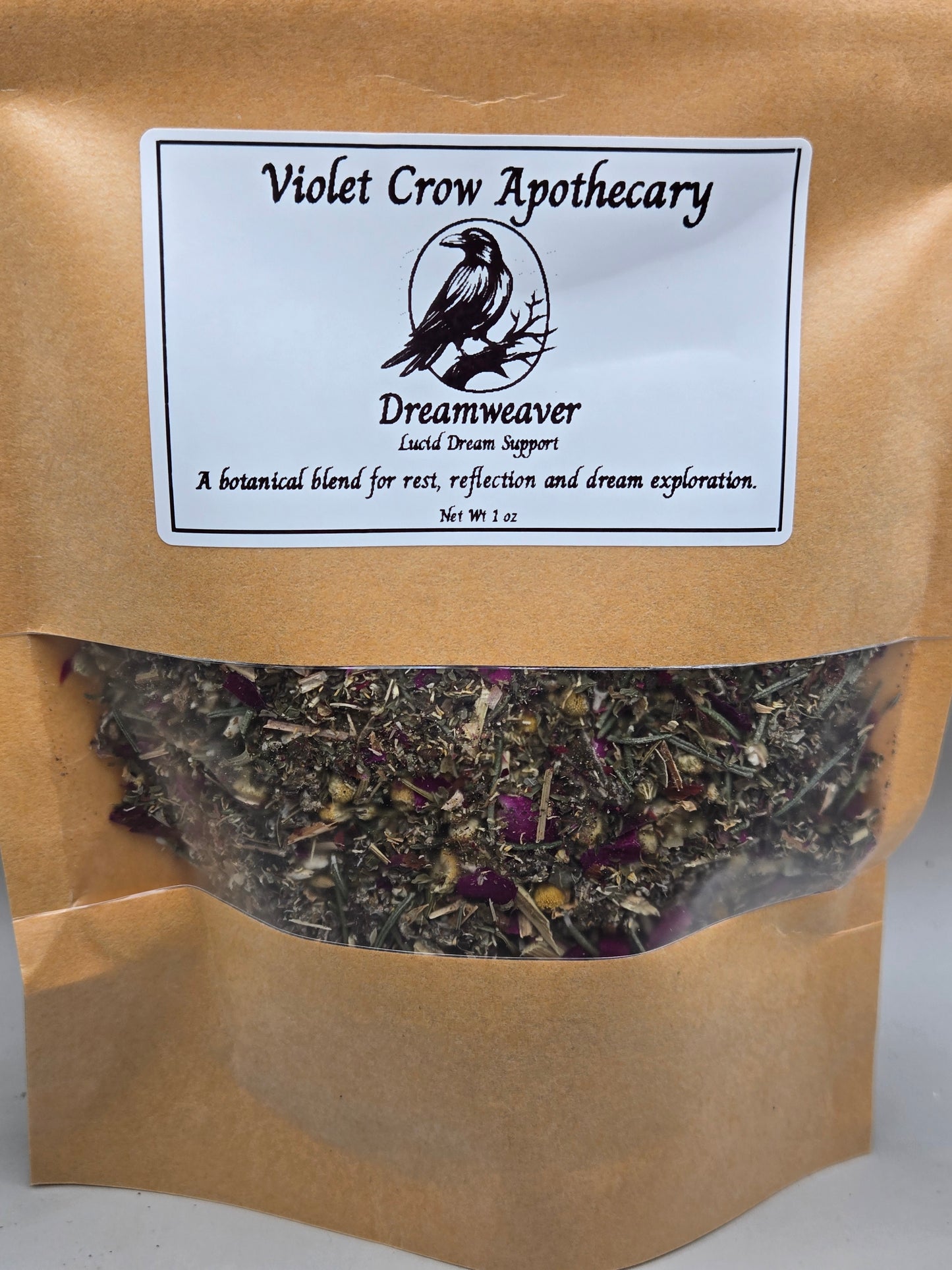 Dreamweaver Herbal Tea | Lucid Dreaming Tea | Sleep & Dream Support Blend | Mugwort Chamomile Tea | Relaxation Night Ritual Tea