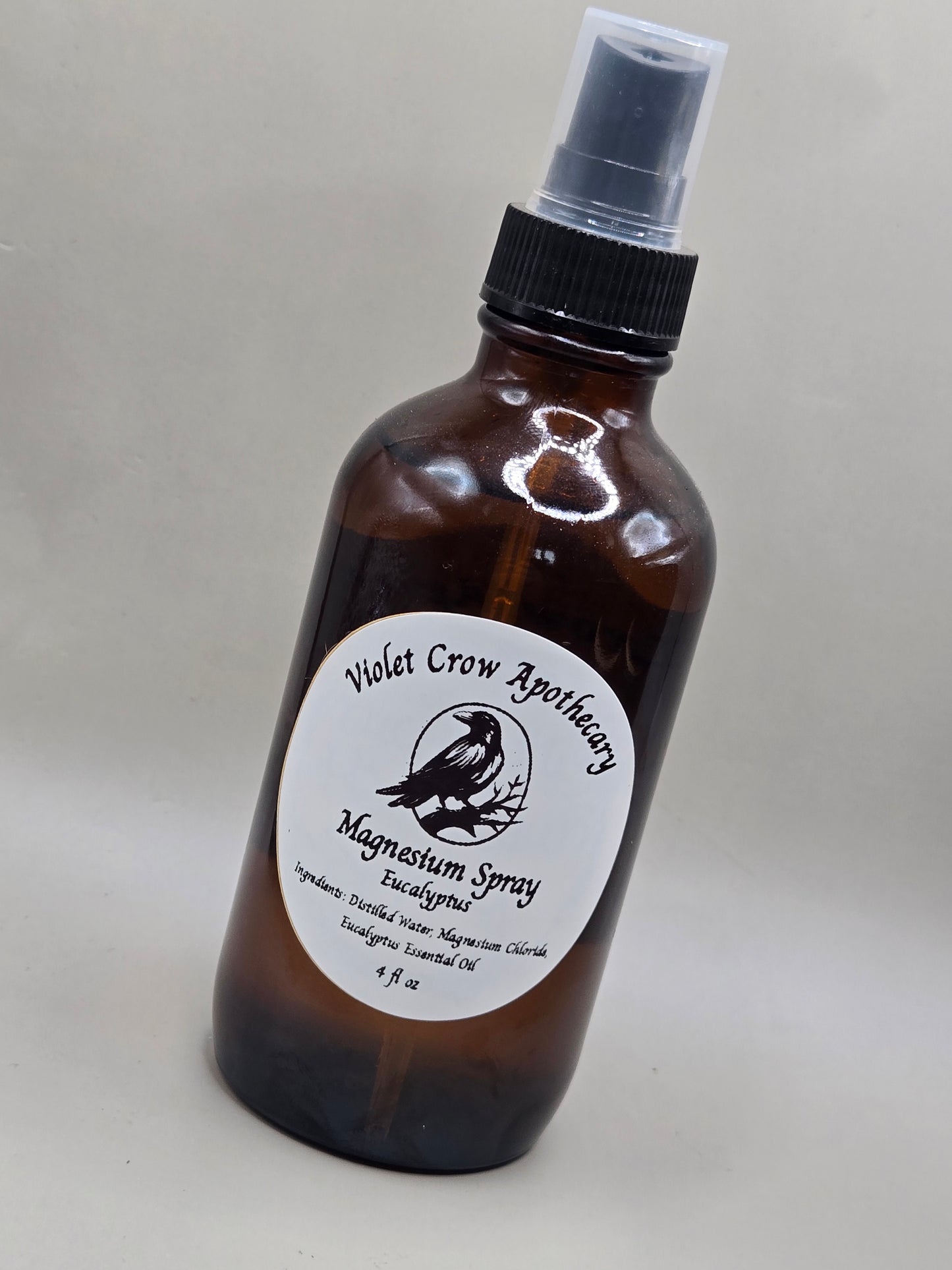Topical Magnesium Spray: Scented or Unscented - 4oz Bottle