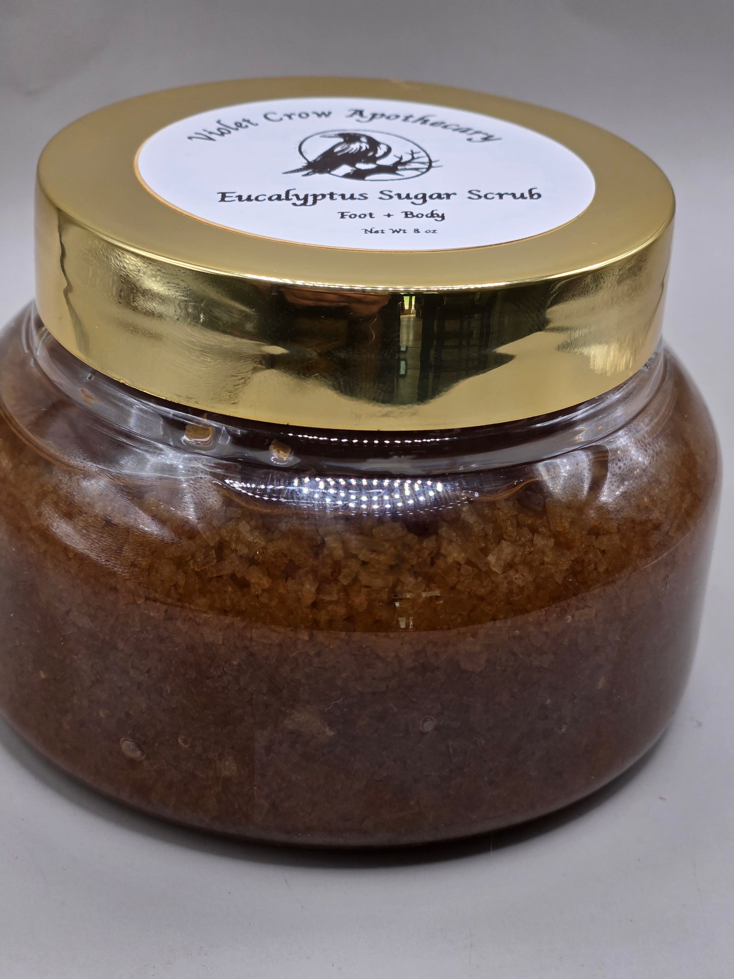 Eucalyptus Sugar Scrub – Natural Exfoliating Body and Foot Scrub