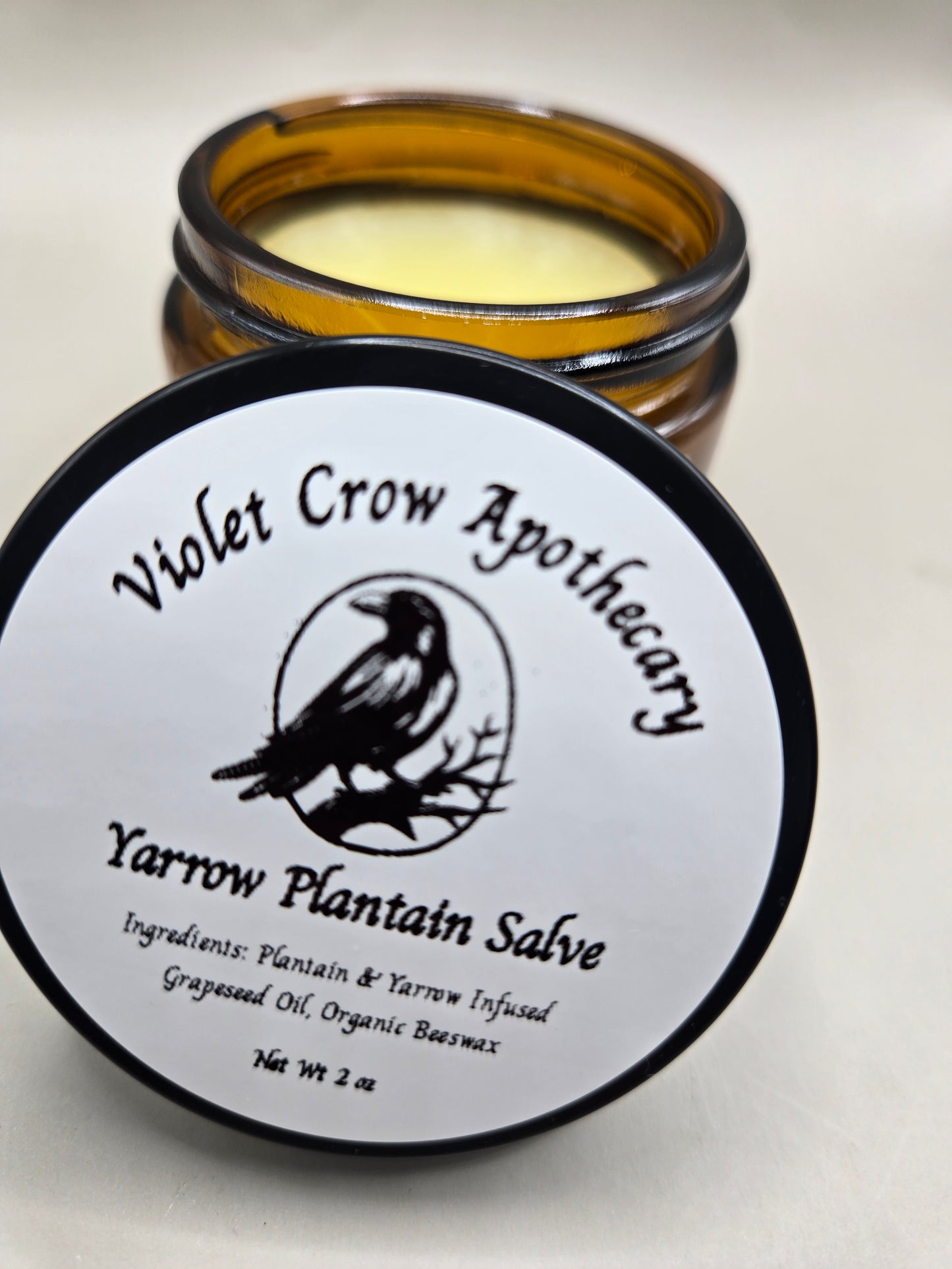 Yarrow Plantain Salve: Herbal Skin Healing Balm