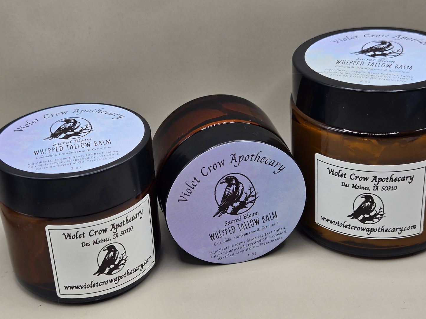 Calendula Whipped Tallow Balm – Grass-Fed Nourishing Face and Body Moisturizer