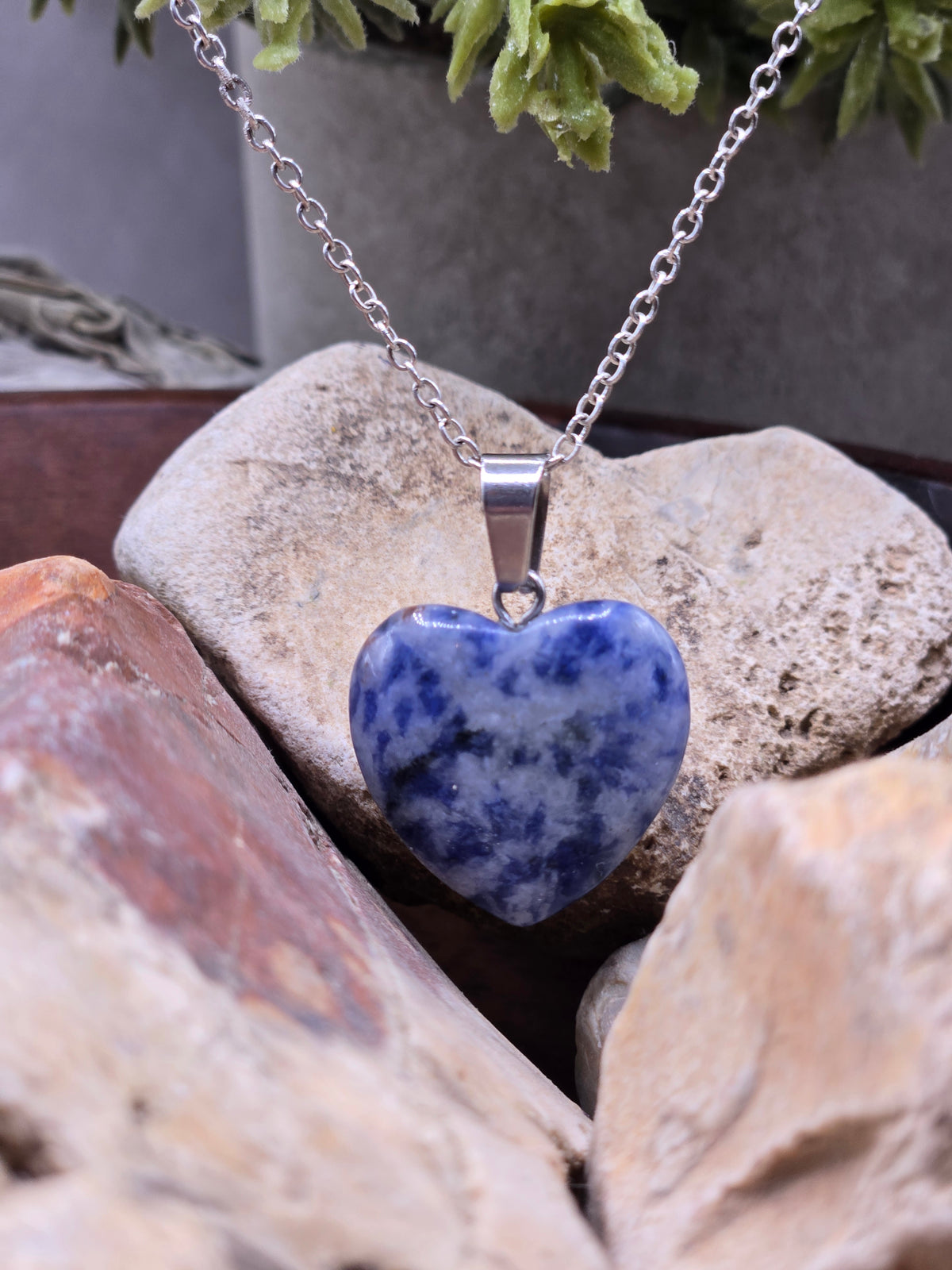 Heart Stone Necklace