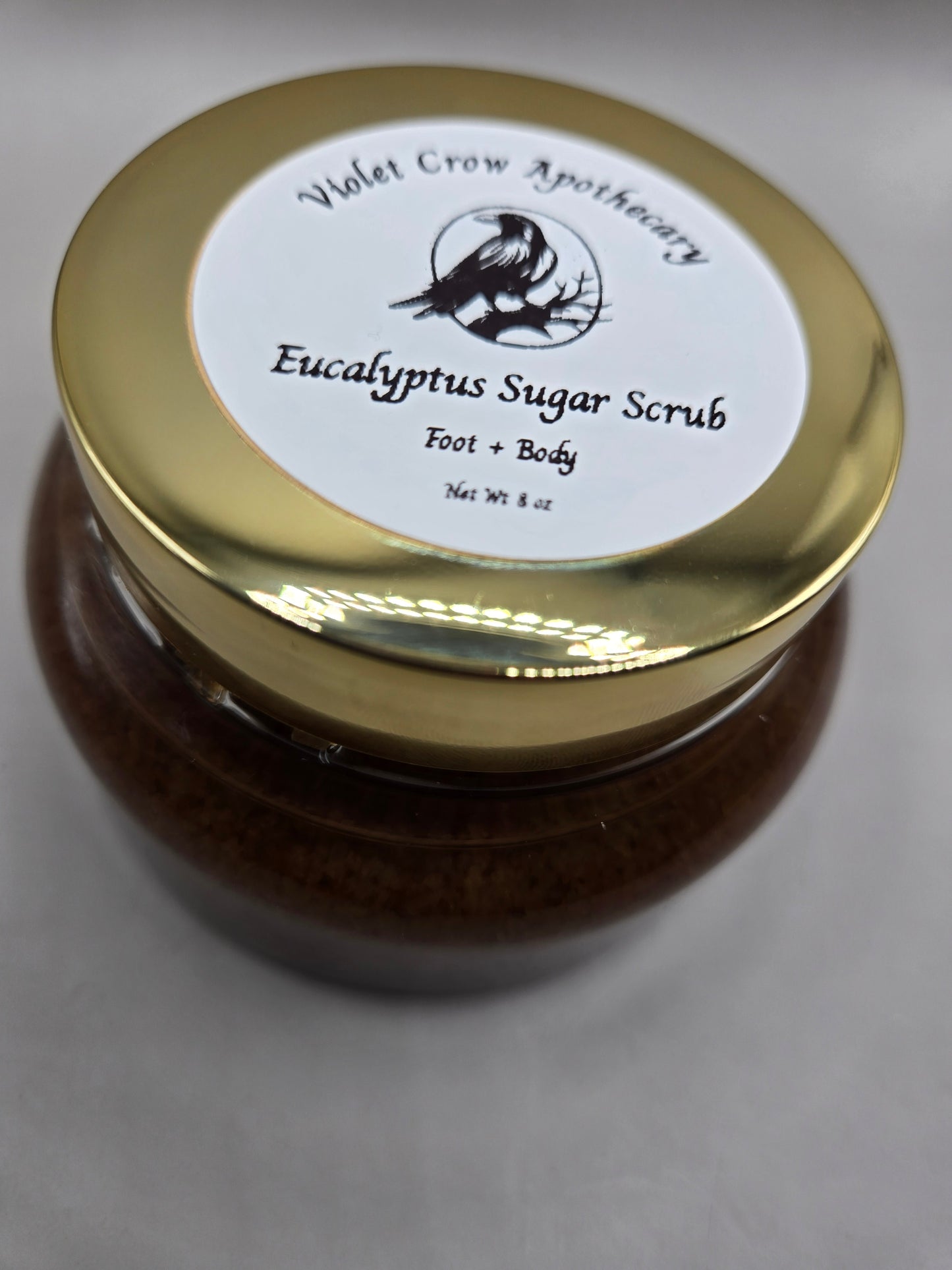Eucalyptus Sugar Scrub – Natural Exfoliating Body and Foot Scrub