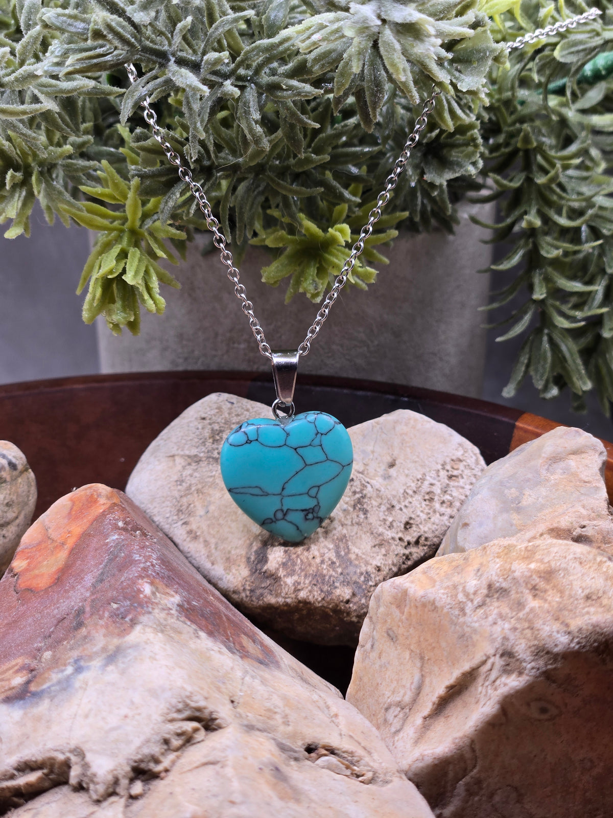 Heart Stone Necklace
