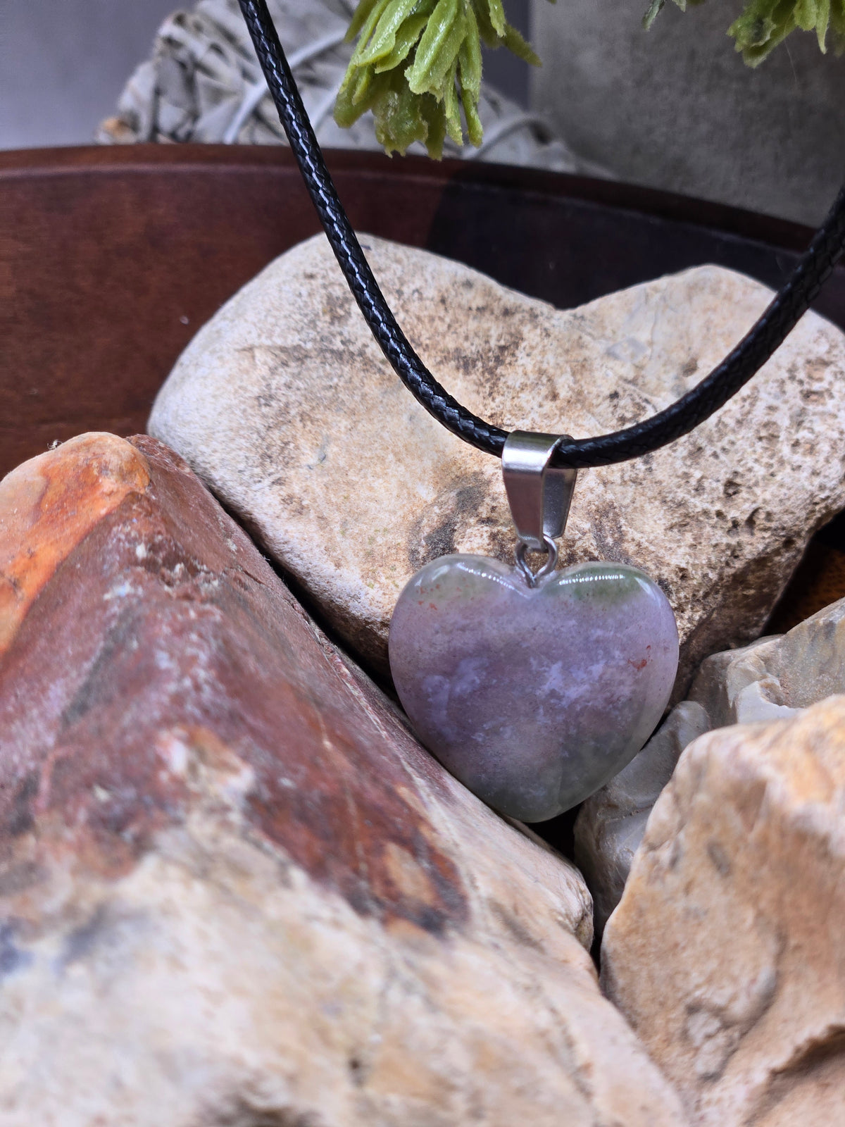 Heart Stone Necklace